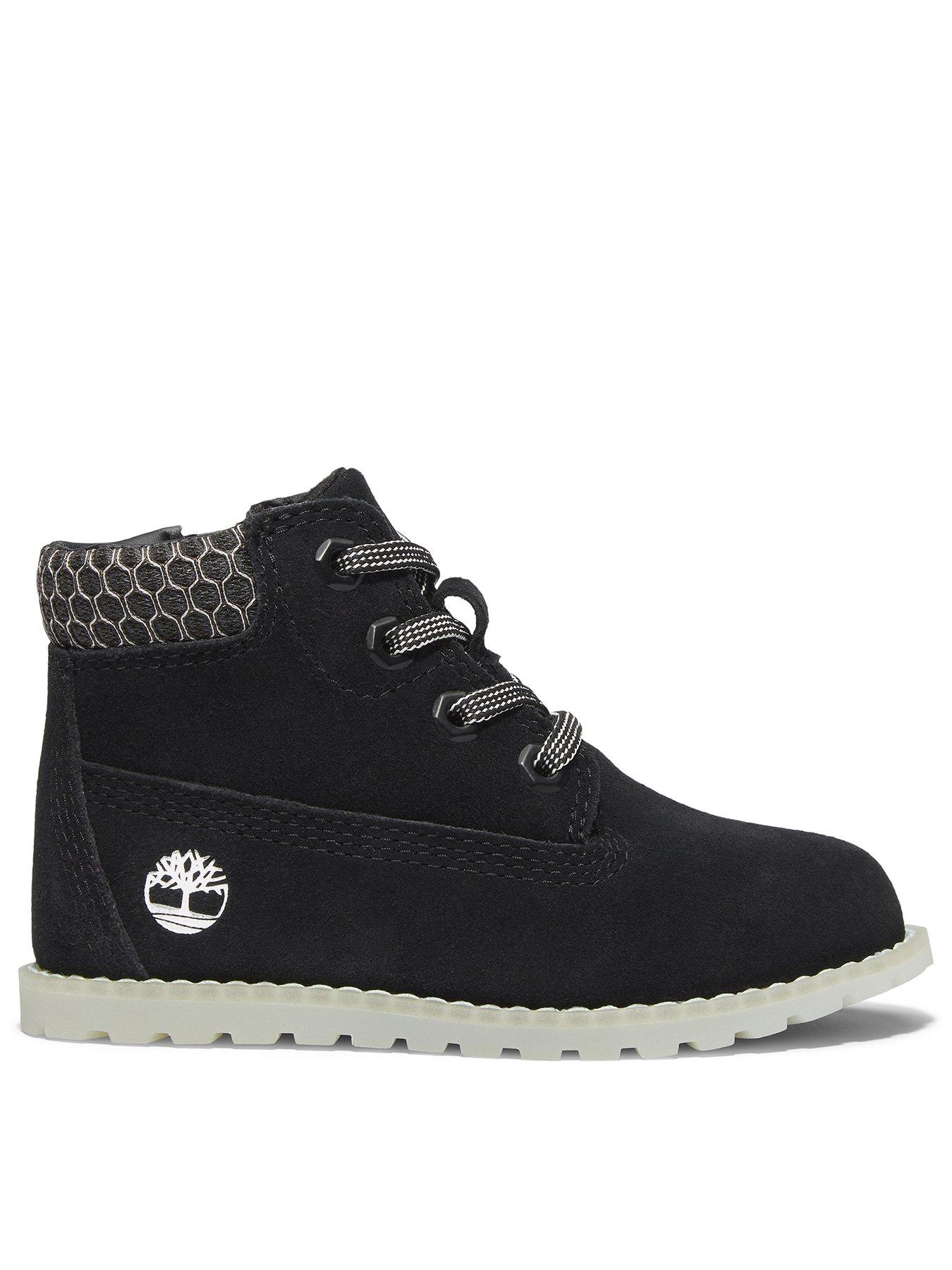 Timberland Toddler Mid Lace Zip Boots - Black