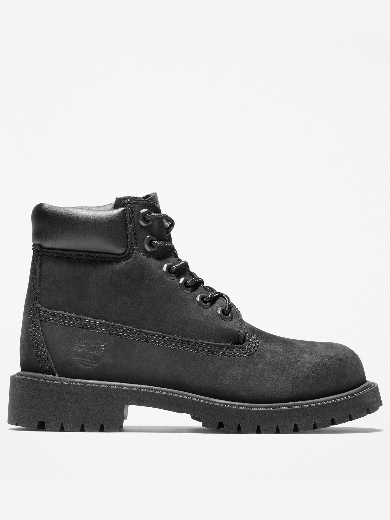 Timberland　JUNIOR'S/JUNIORS Timberland Junior 6 Inch Waterproof Lace-up Boot - Black | Very