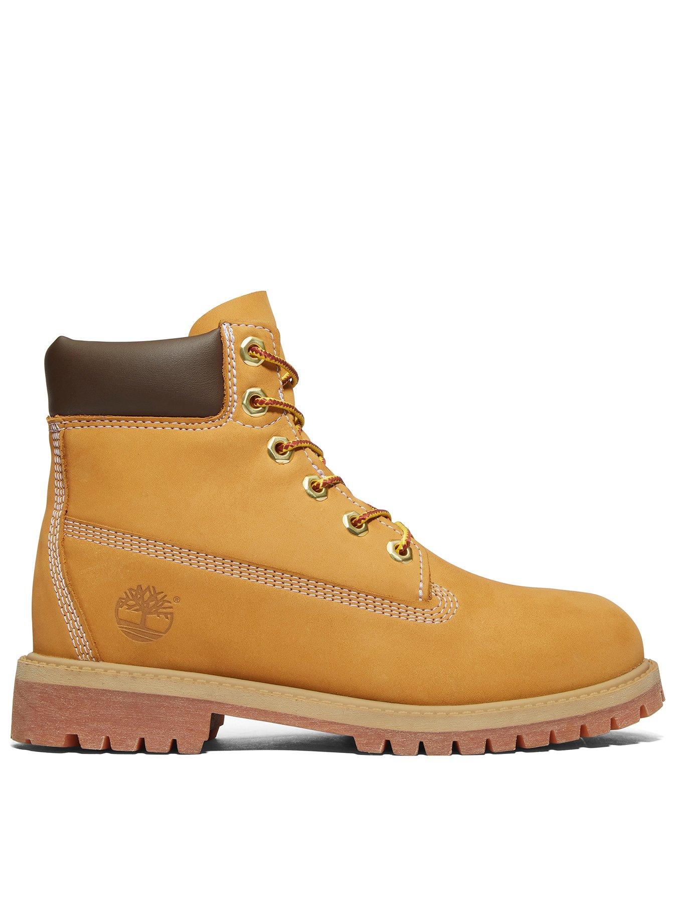 Timberland Youth 6 Inch Waterproof Lace-up Boot - Wheat