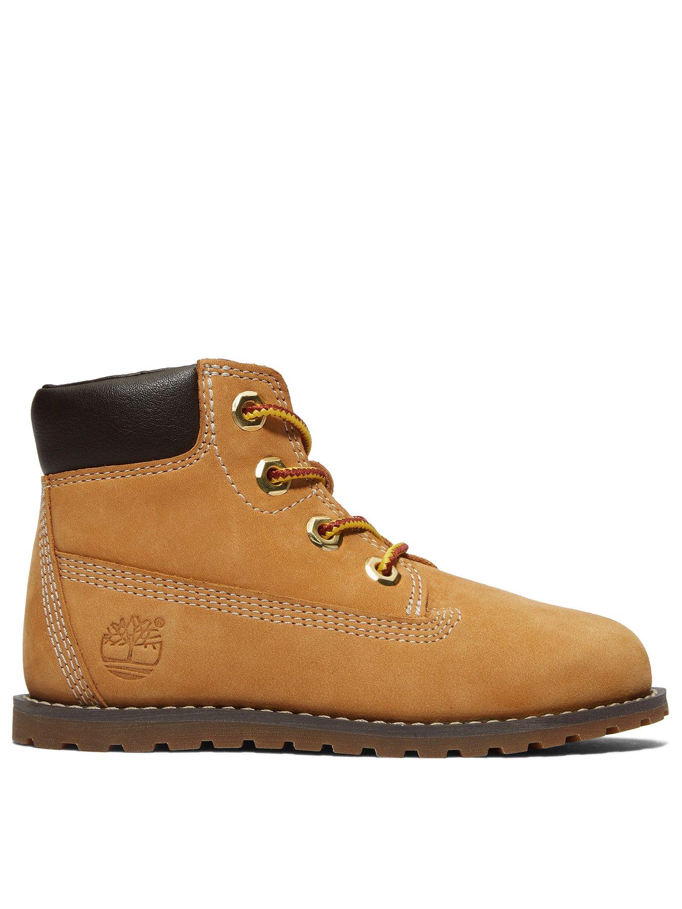 Timberland Toddler Mid Lace Zip Boots - Brown