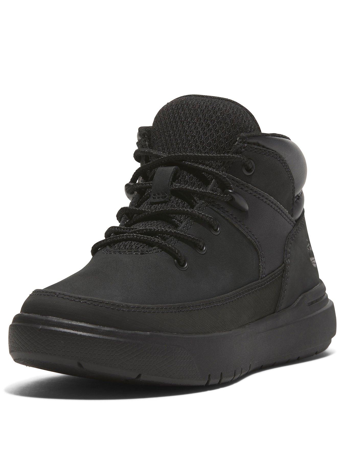 Image 2 of 5 of Timberland Youth Mid Lace Boots &nbsp;- Black