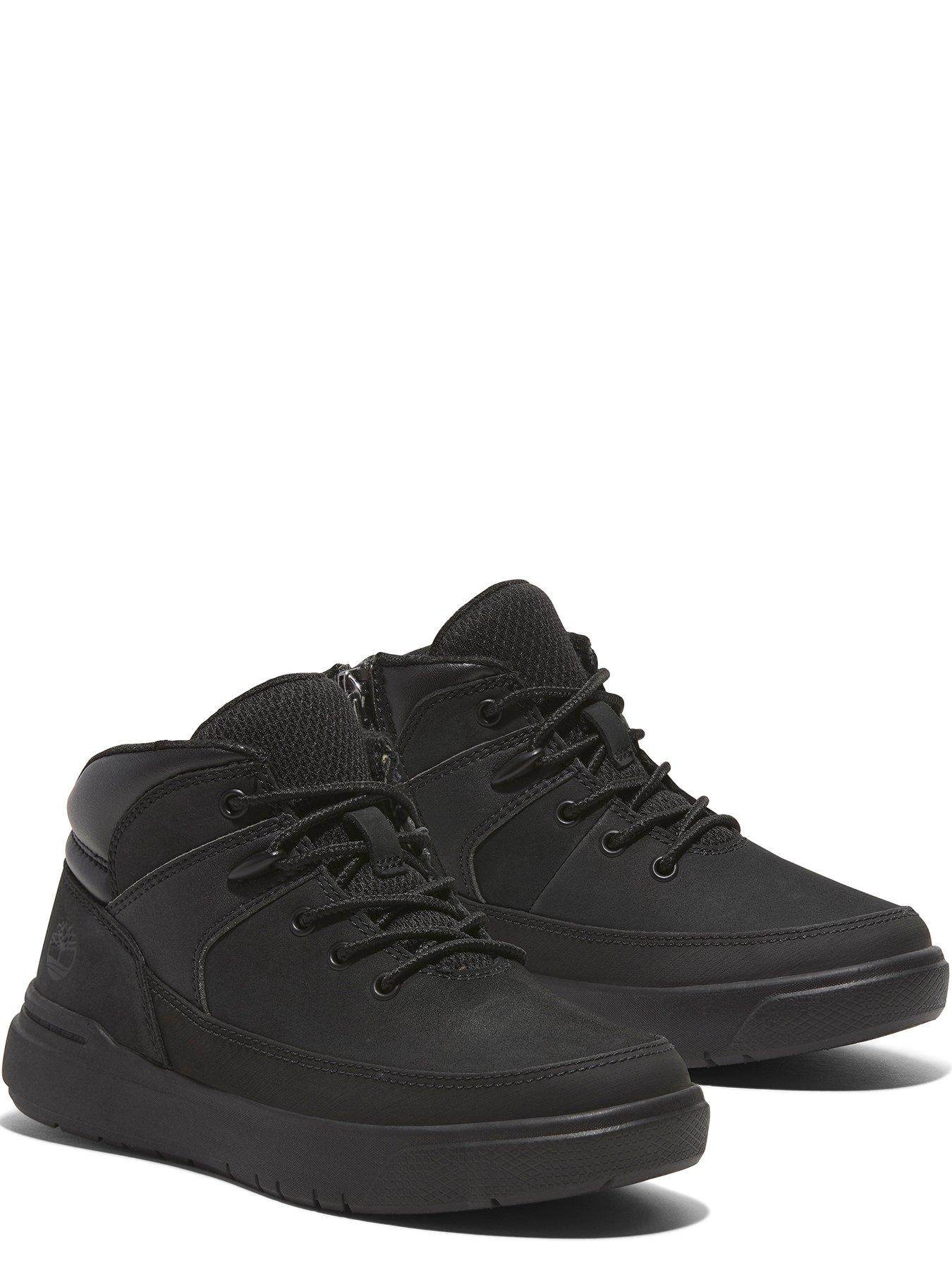 Image 4 of 5 of Timberland Youth Mid Lace Boots &nbsp;- Black
