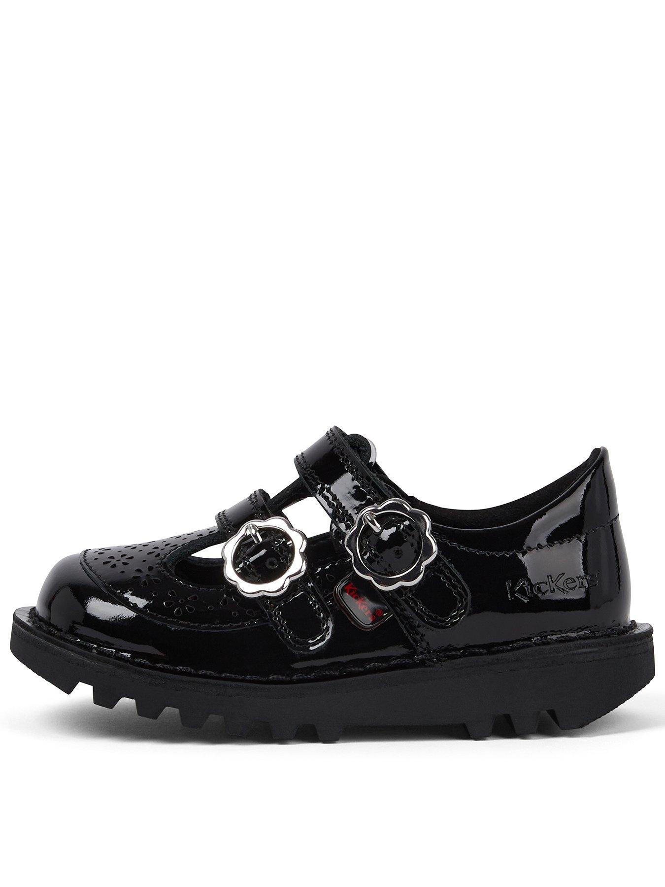 Kickers Toddler Kick Tbar Meadow Patl If Blk