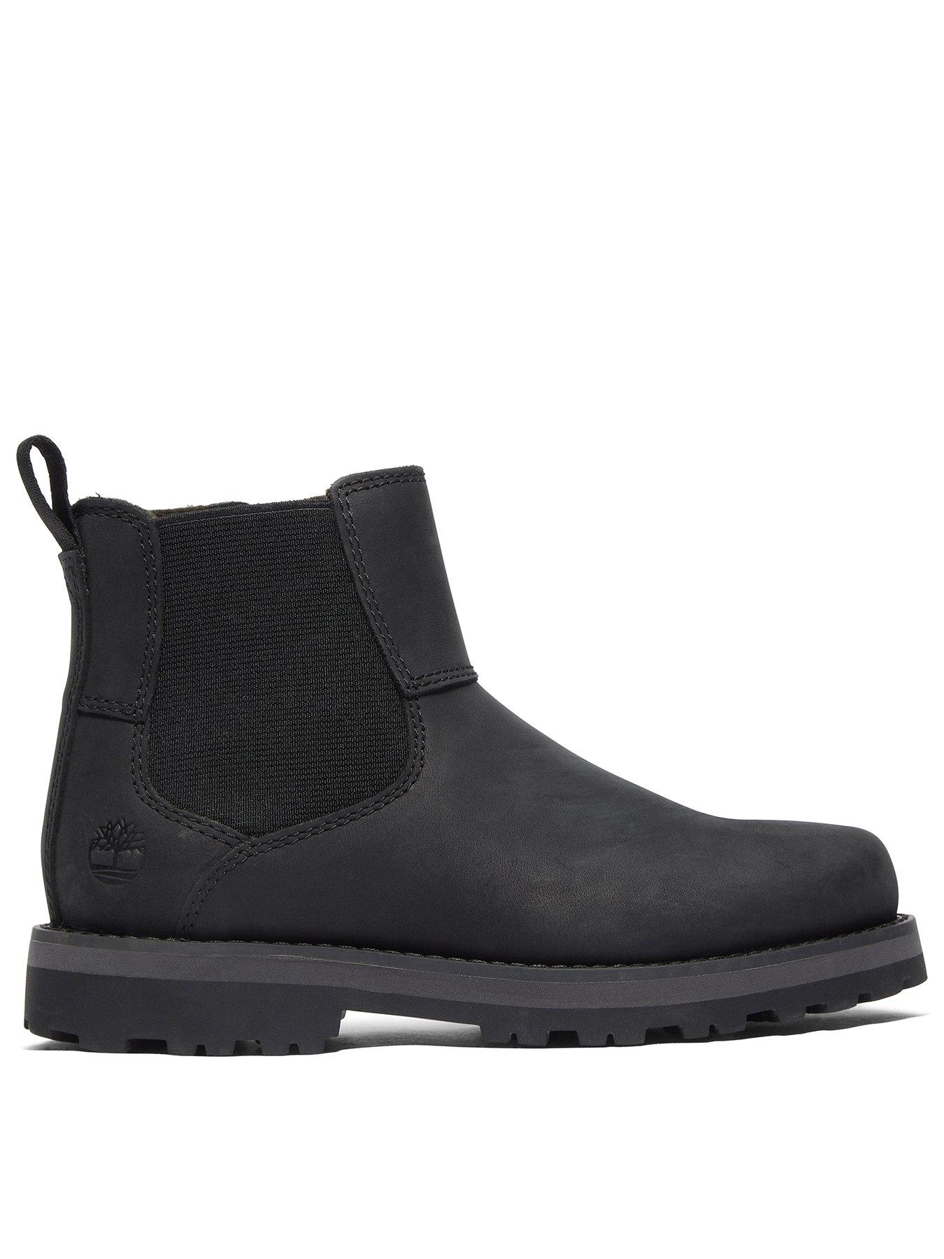 Timberland Youth Mid Chelsea Boots - Black