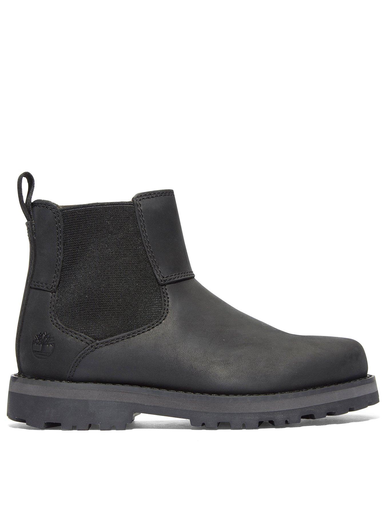Timberland Junior Mid Chelsea Boots - Black