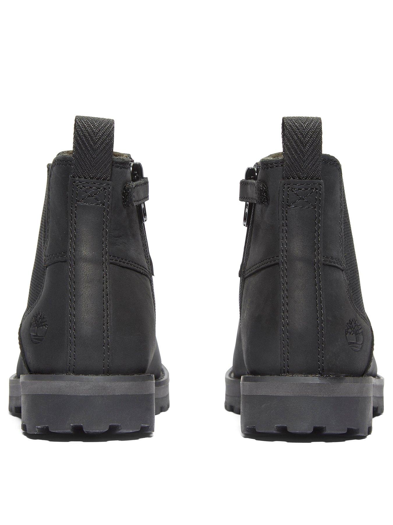 Timberland Junior Mid Chelsea Boots - Black | Very