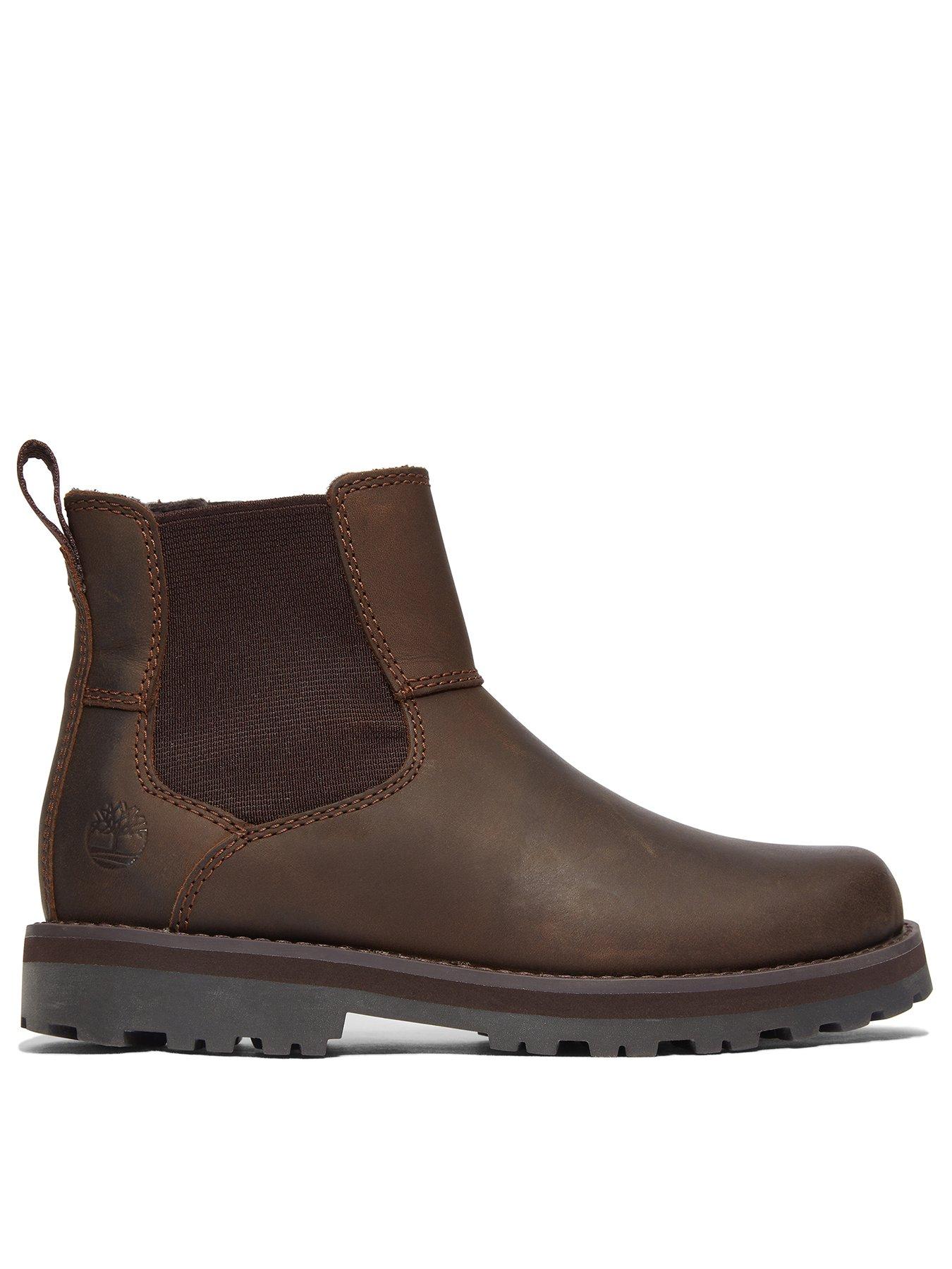 Timberland Youth Mid Chelsea Boots - Brown