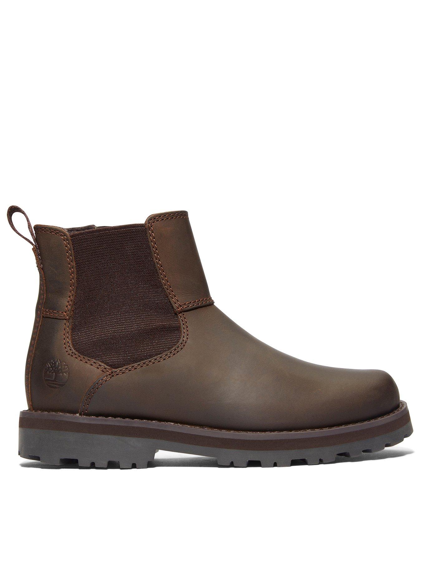 undefined Junior Mid Chelsea Boots - Brown