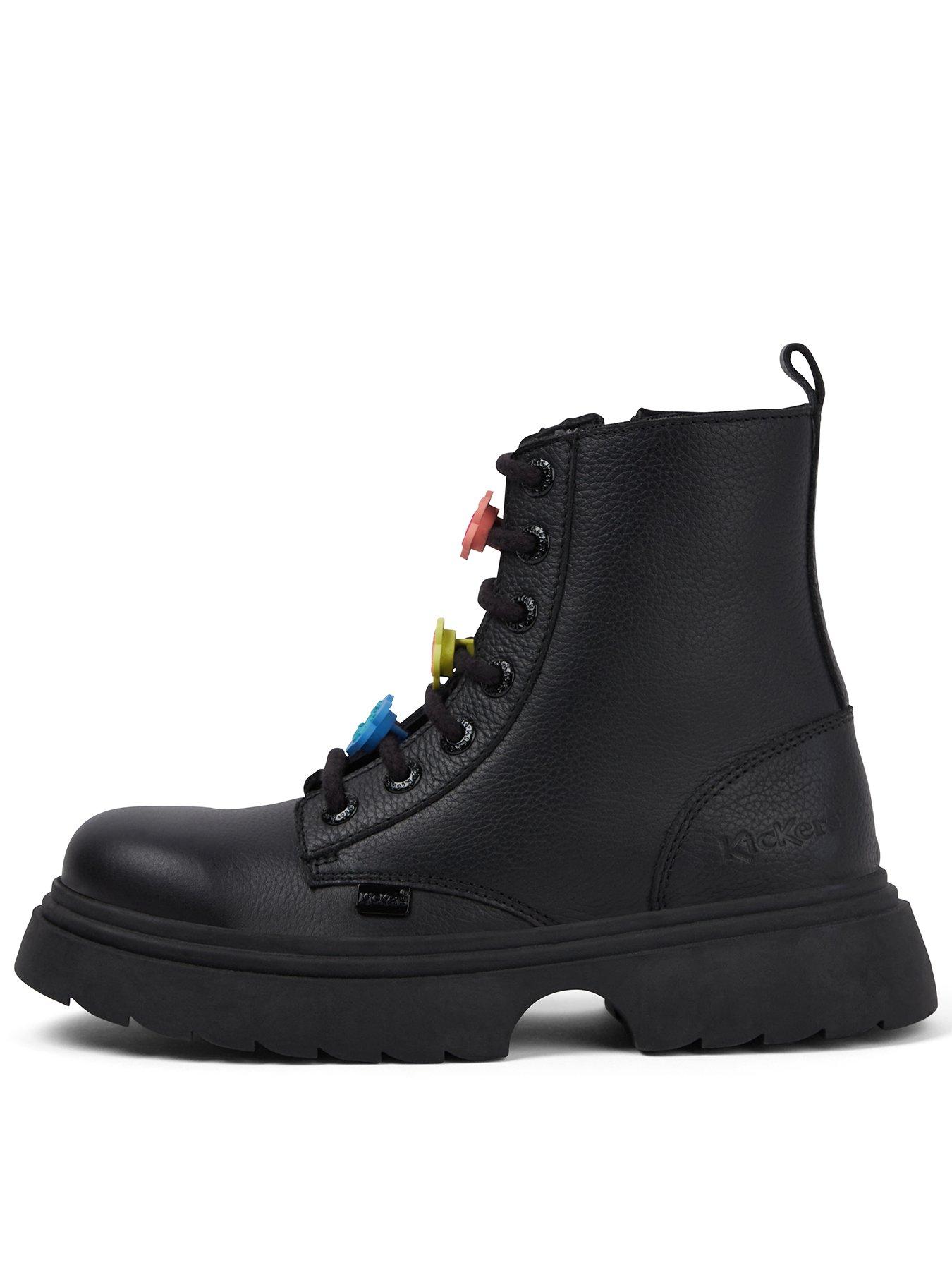 undefined Junior Kenzi Boot Charm Lthr Jf Blk