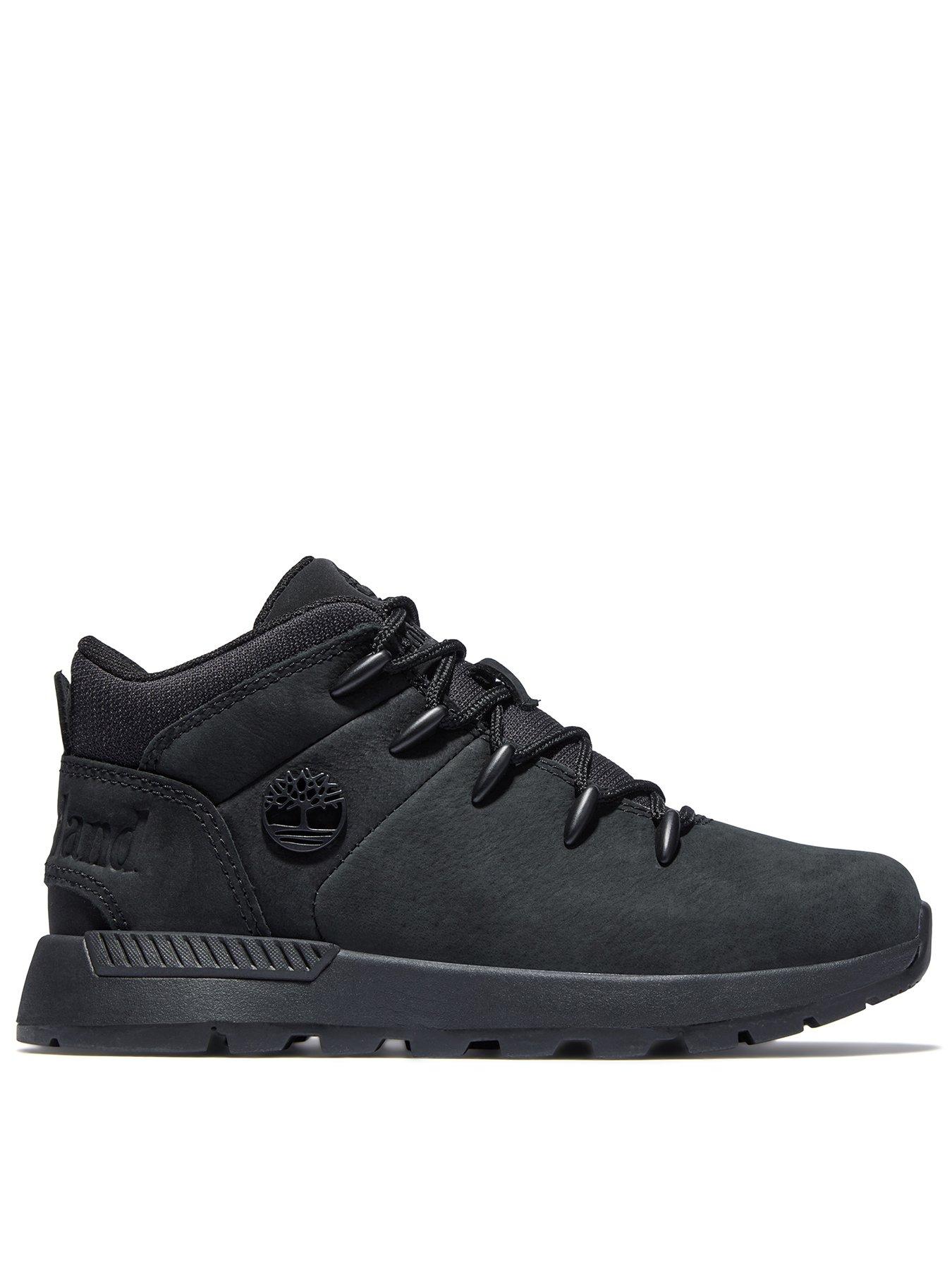 Timberland Sprint Trekker Youth Mid Lace Trainers - Black