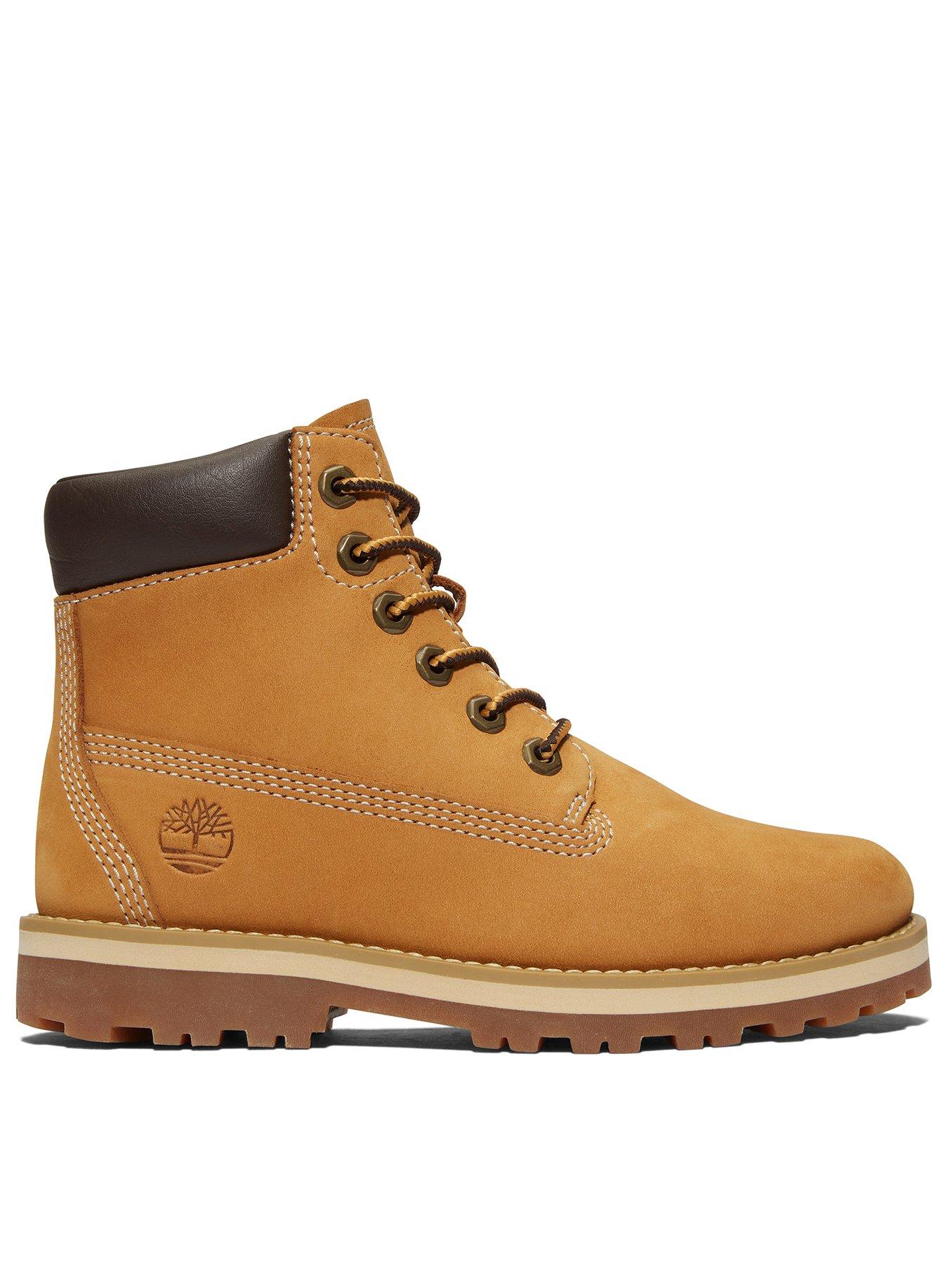 undefined Junior Mid Lace Boots - Brown