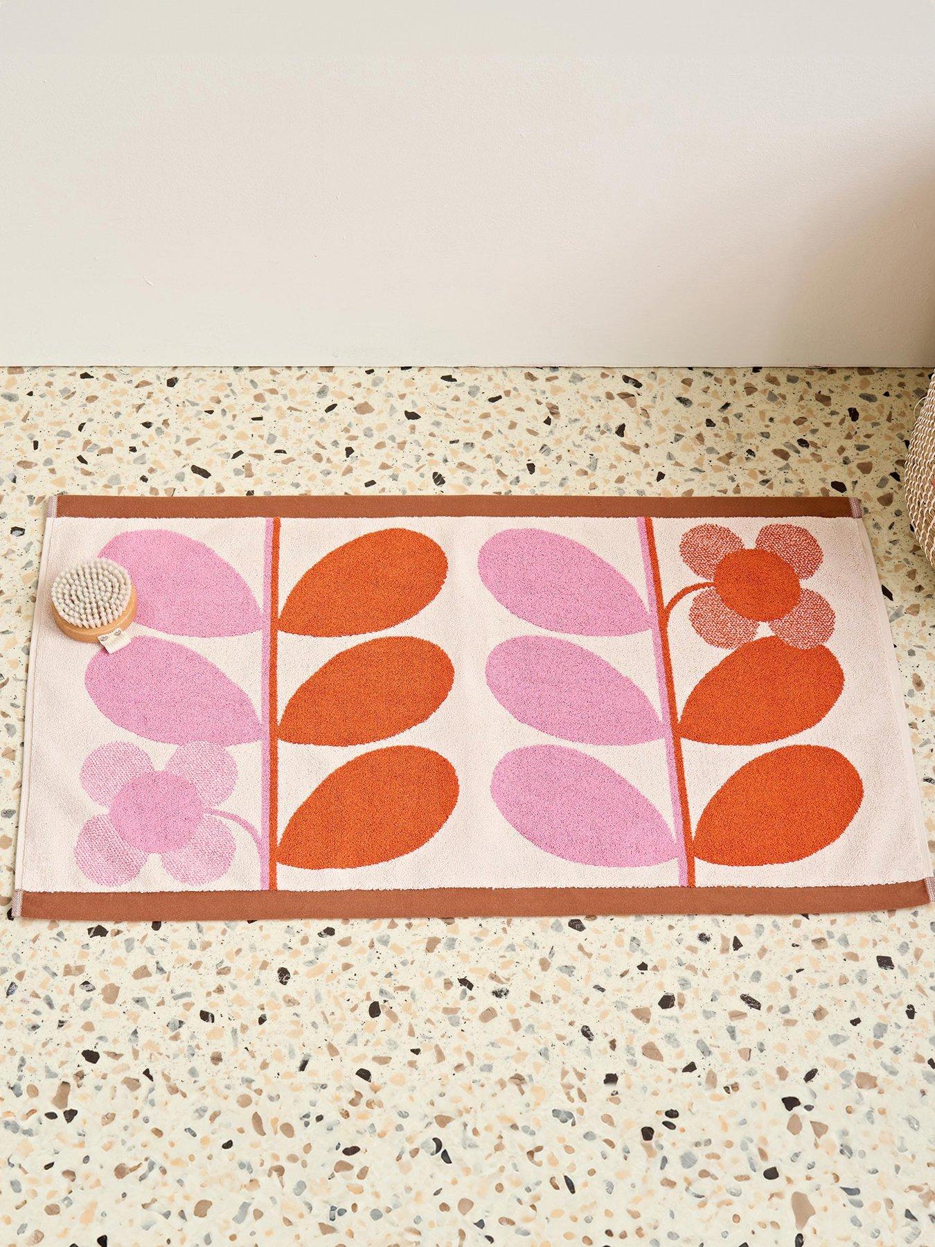 Orla Kiely Stem Bloom 100% Cotton Bath Mat