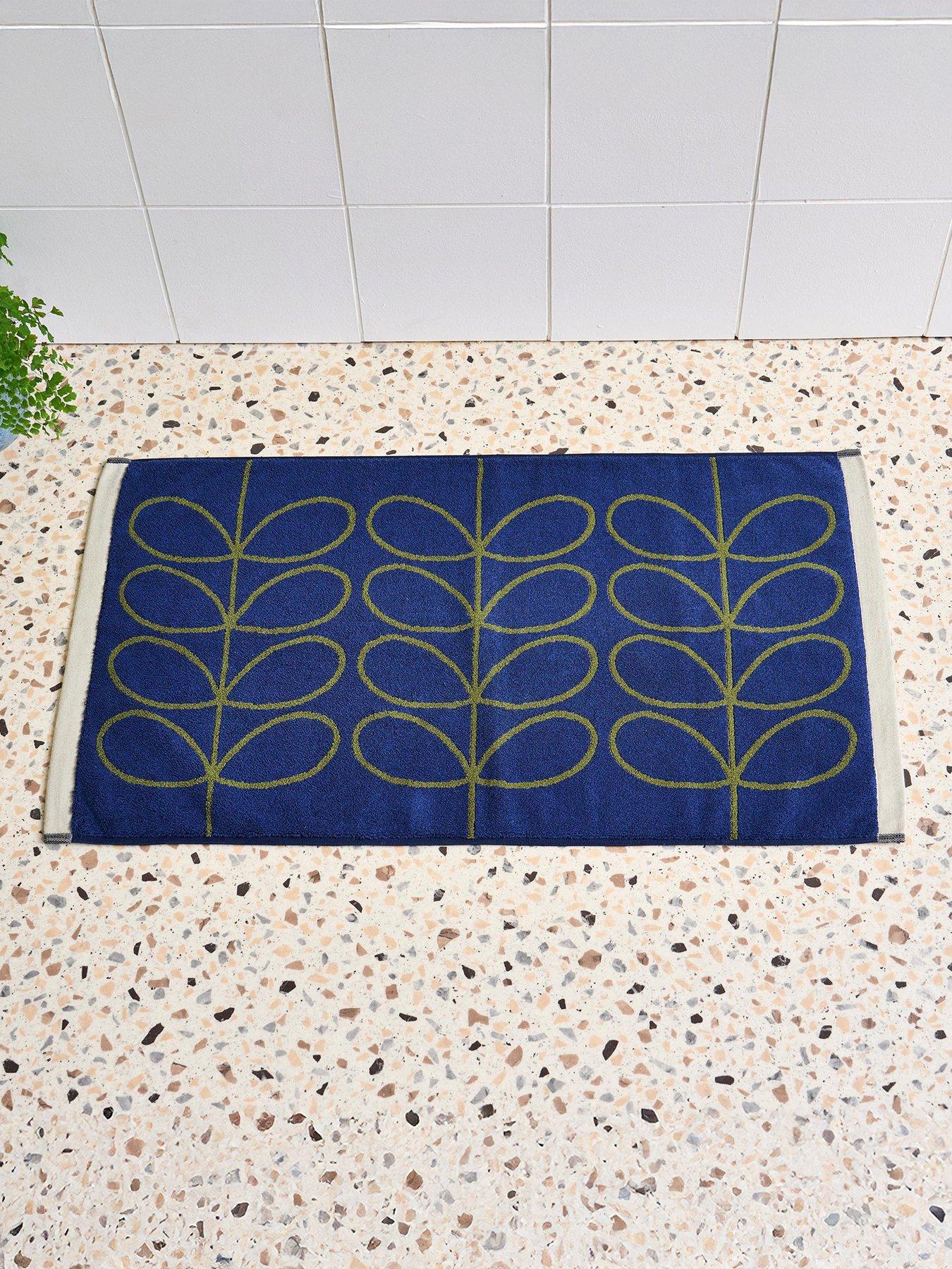 Orla Kiely Linear Stem 100% Cotton Bath Mat