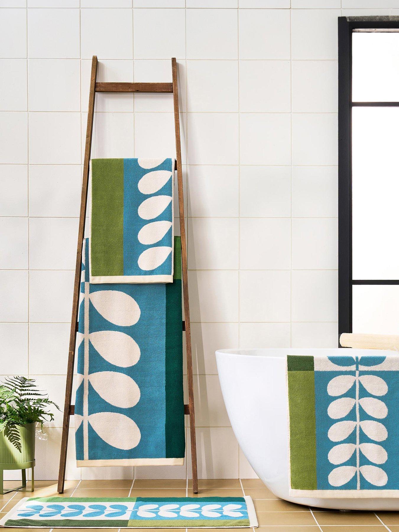 Image 3 of 3 of Orla Kiely Stem Check 100% Cotton Towel Range