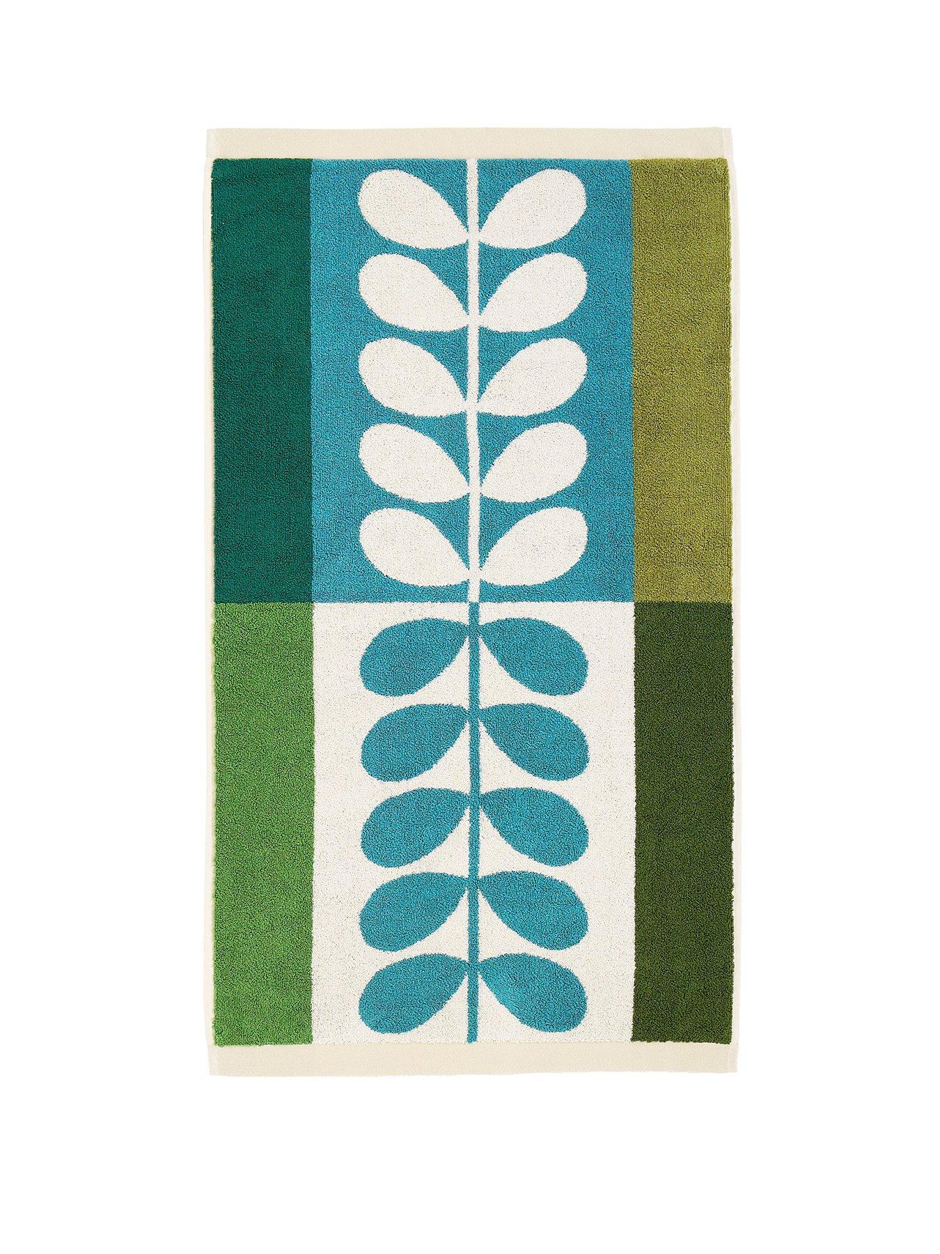 Image 2 of 7 of Orla Kiely Stem Check 100% Cotton Towel Collection