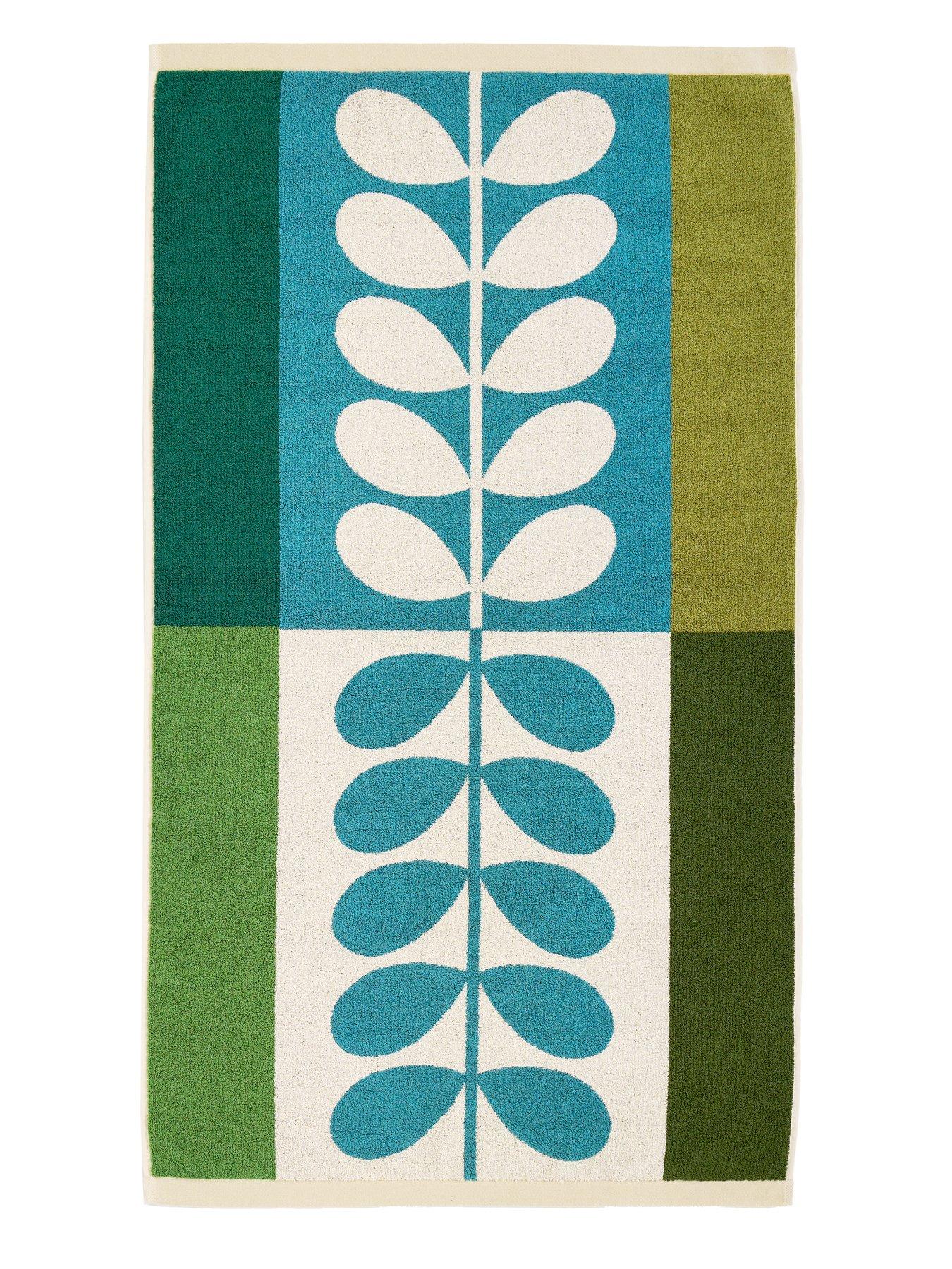 Image 3 of 7 of Orla Kiely Stem Check 100% Cotton Towel Collection