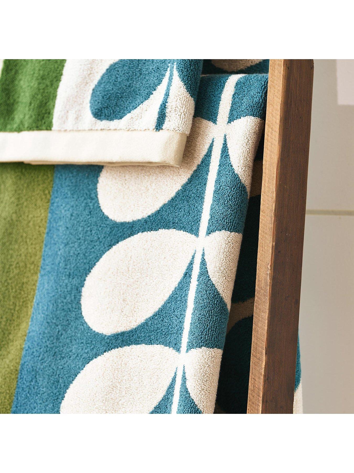 Image 7 of 7 of Orla Kiely Stem Check 100% Cotton Towel Collection