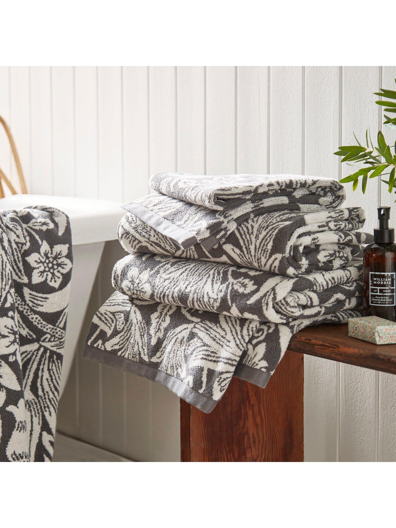 Image 3 of 4 of William Morris at Home Sunflower 100% Cotton Towel Collection