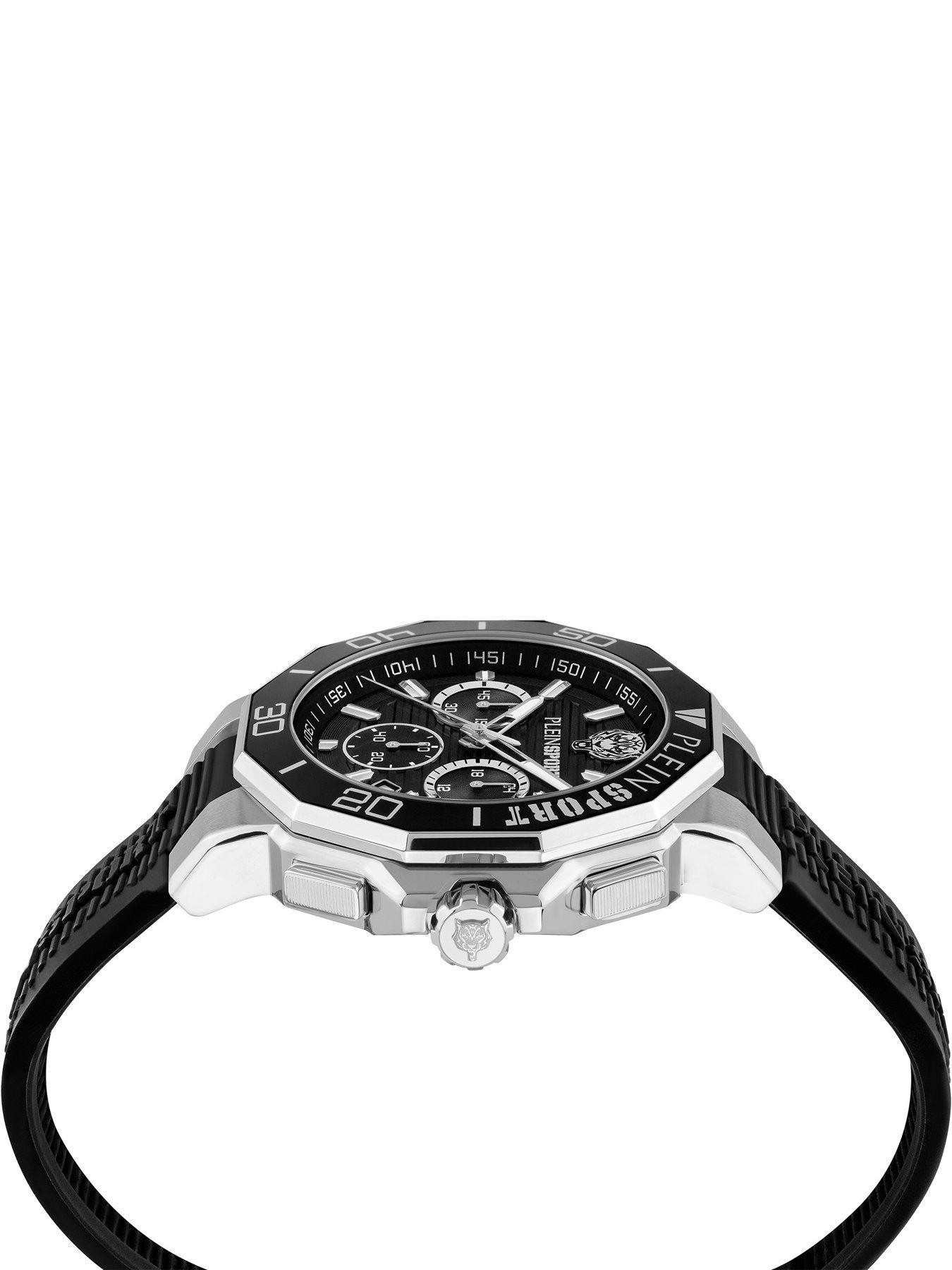 Image 3 of 3 of Philipp Plein Plein Sport WATCH TITAN 46MM , C/SS D/BLACK , S/BLACK SILICONE watch