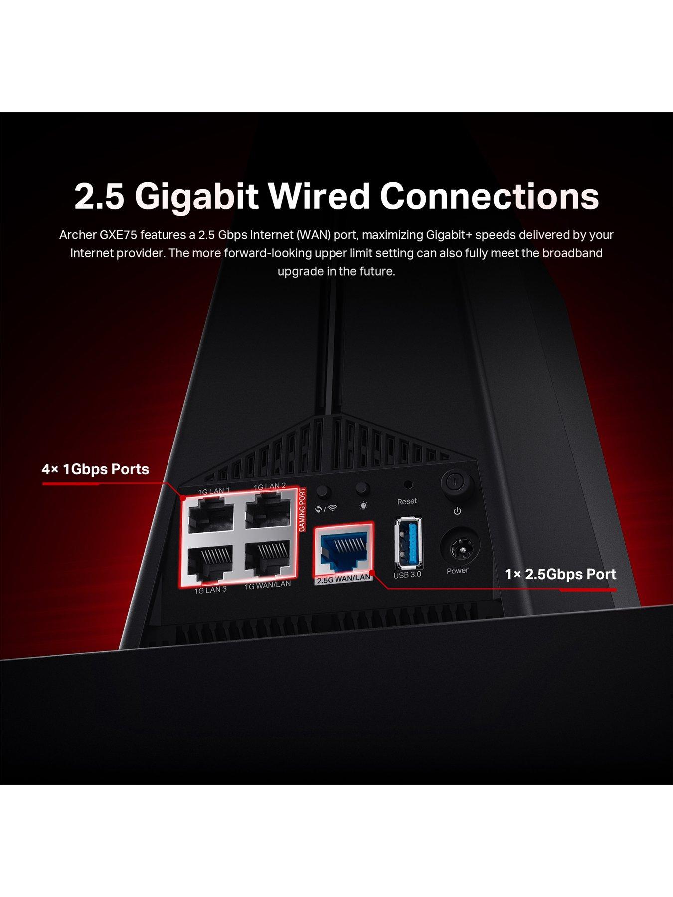 TP Link Archer GXE75 Wi-Fi 6E Gaming Router | Very