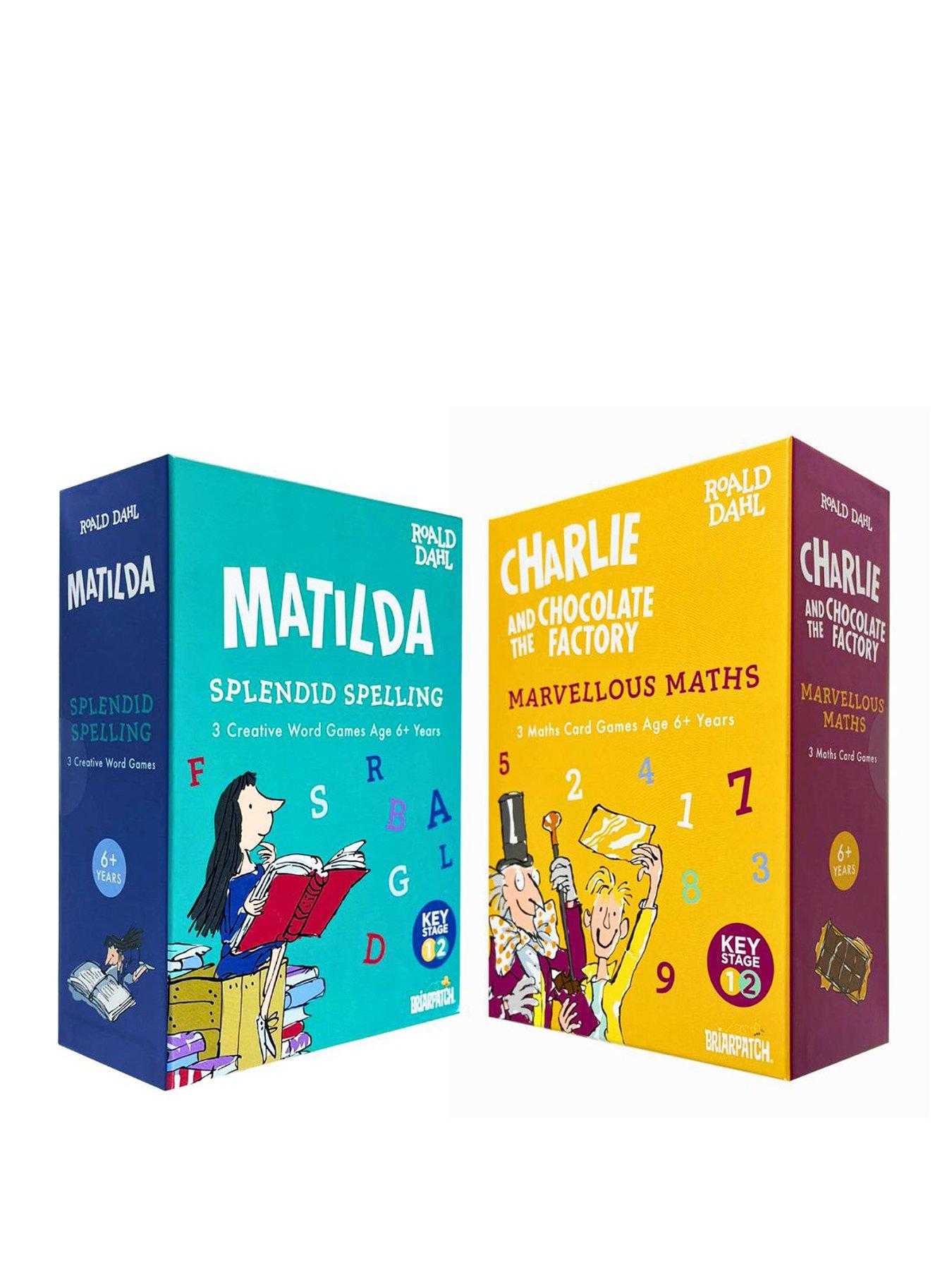undefined Roald Dahl Matilda Word Educational Games & Roald Dahl Charlie Maths Educational Games