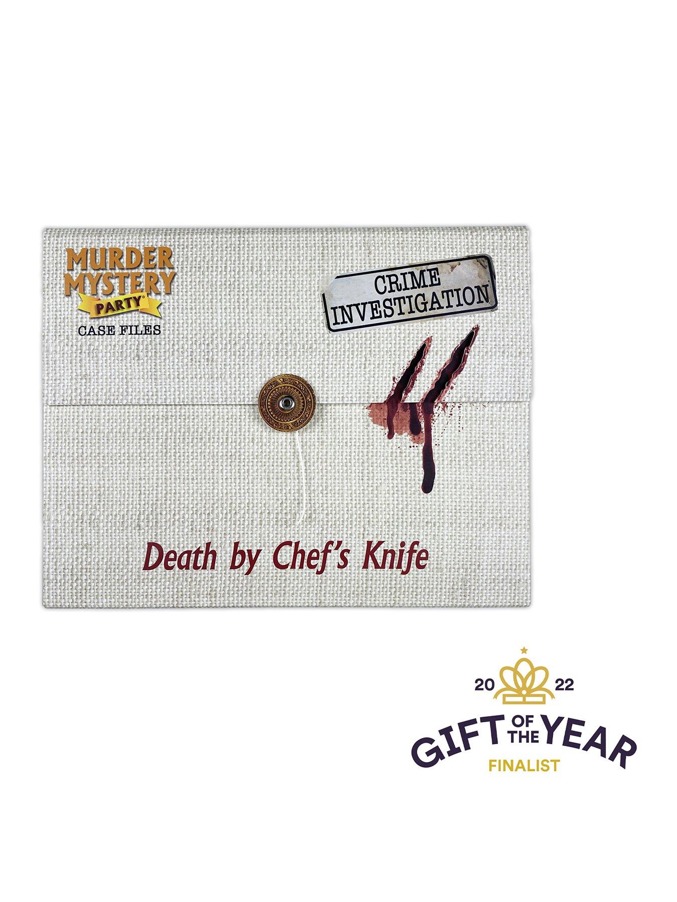 Image 1 of 5 of University Games Murder Mystery Case Files - Death by Chef's Knife