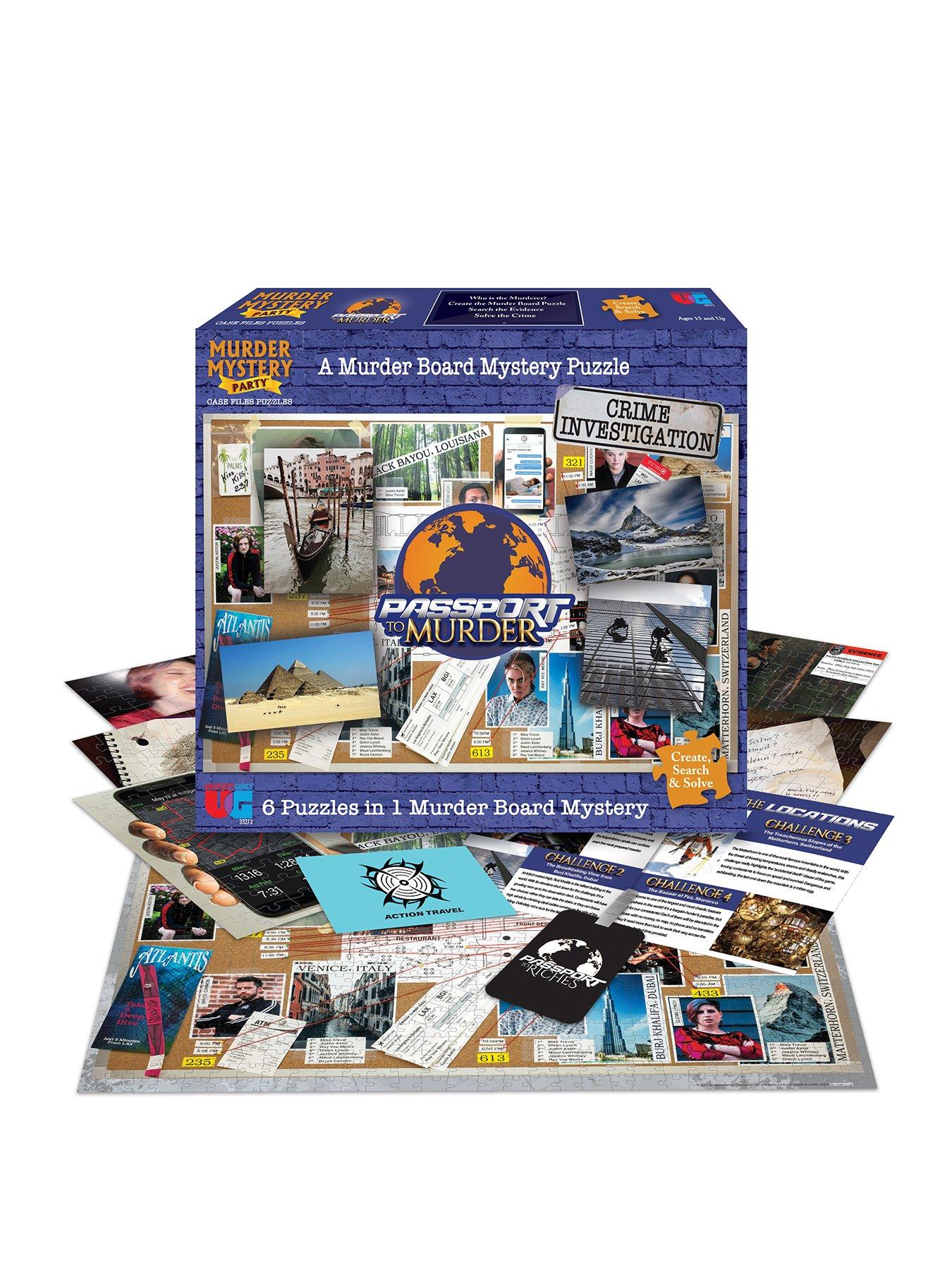 undefined Murder Mystery Party Case Files Puzzle - Passport to Murder