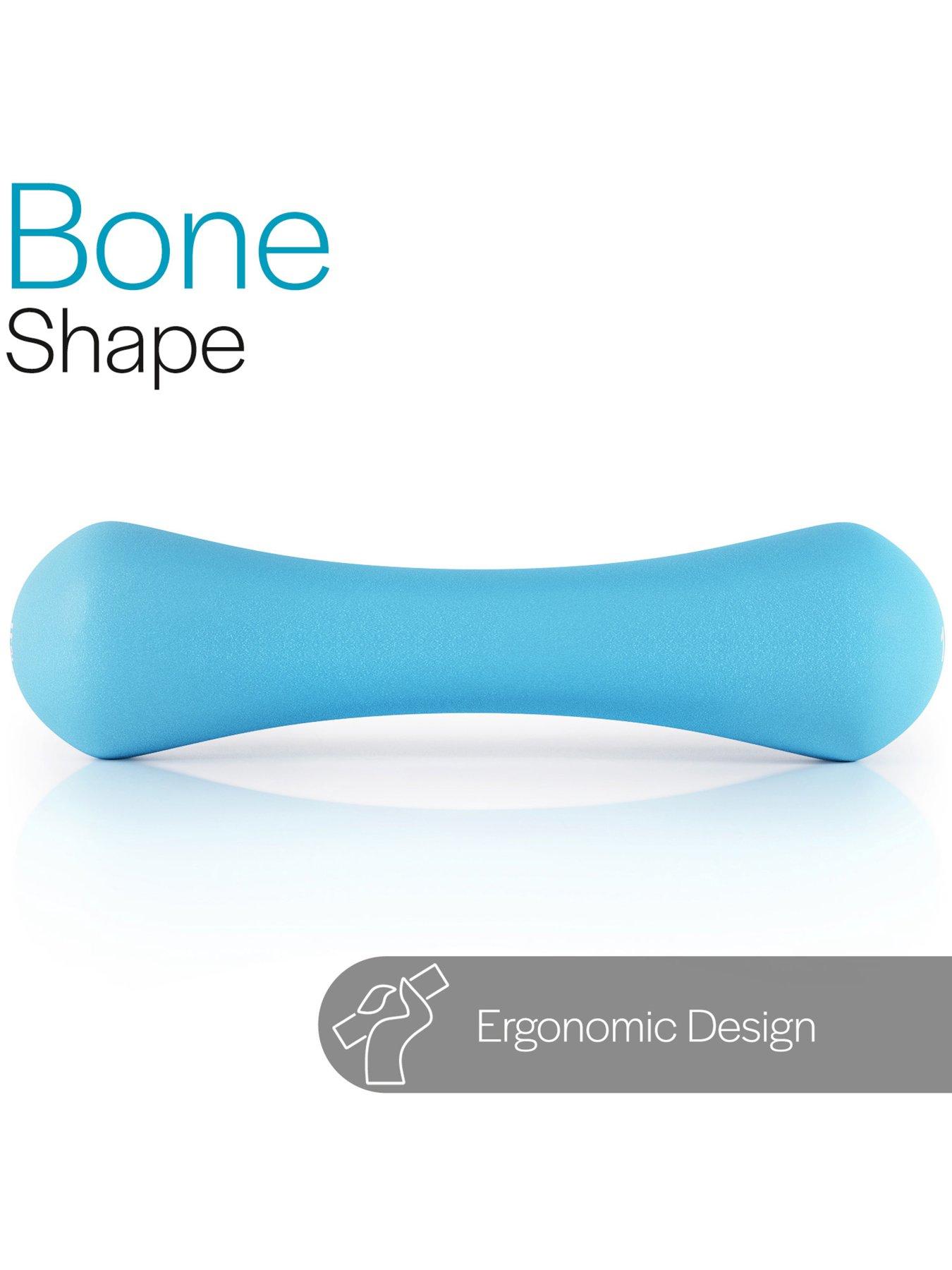 Image 3 of 6 of Core Balance Bone Neoprene Dumbbells (2 x 1kg)