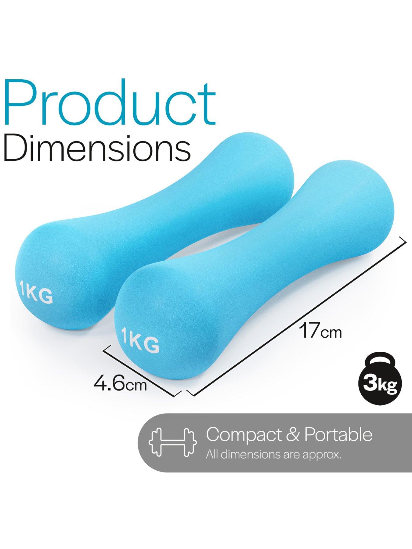 Image 4 of 6 of Core Balance Bone Neoprene Dumbbells (2 x 1kg)