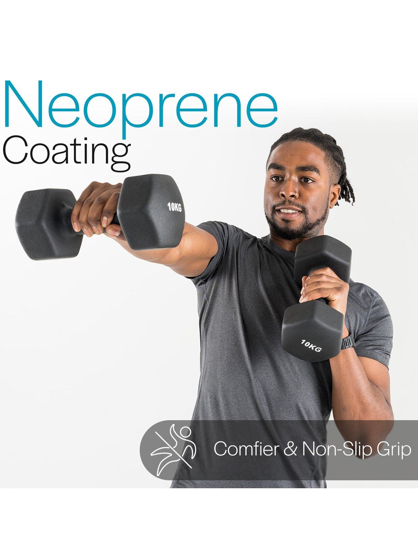 Image 5 of 6 of Core Balance Hex Neoprene Dumbbells (2 x 10kg)