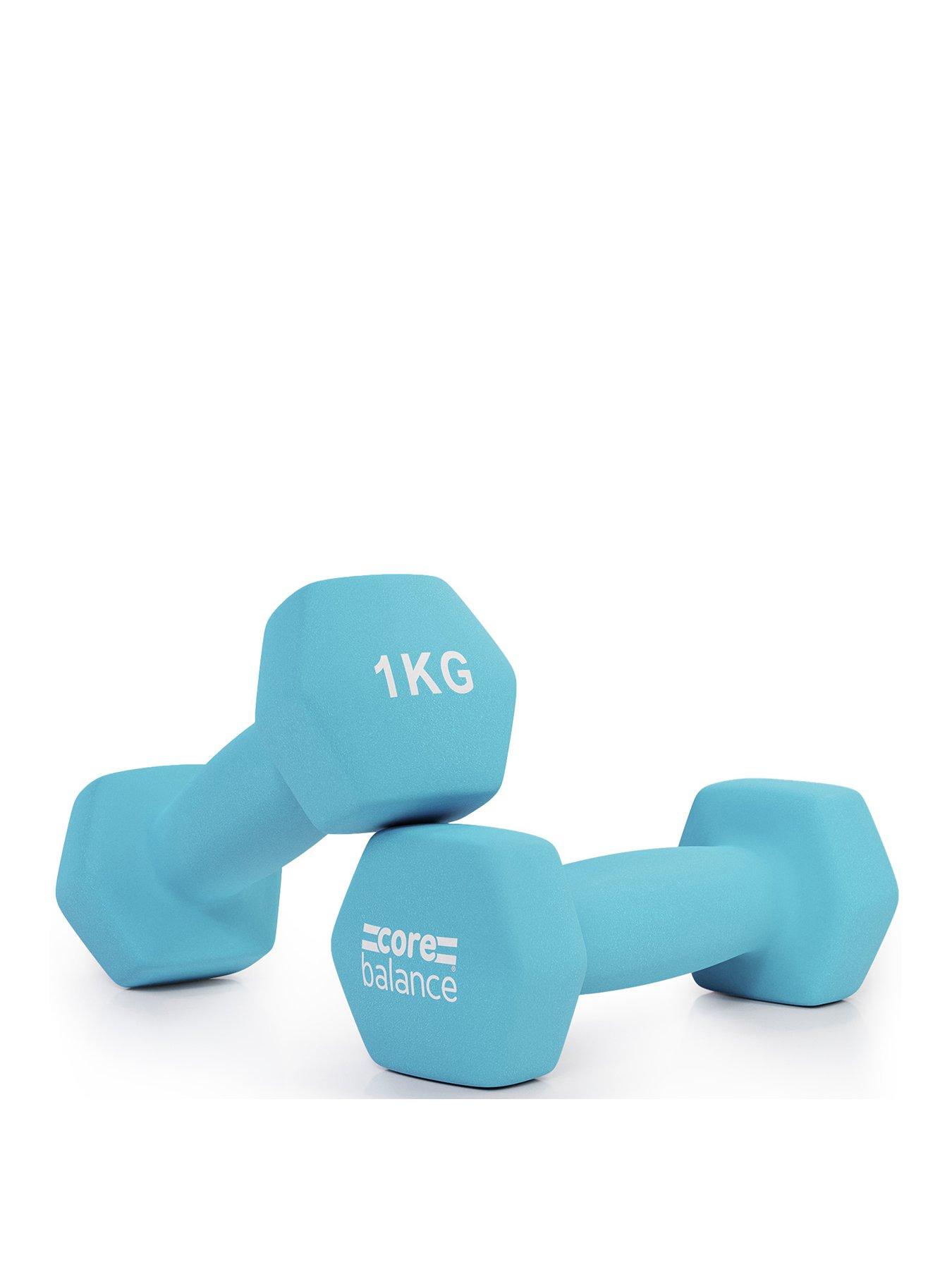 Image 1 of 6 of Core Balance Hex Neoprene Dumbbells (2 x 1kg)