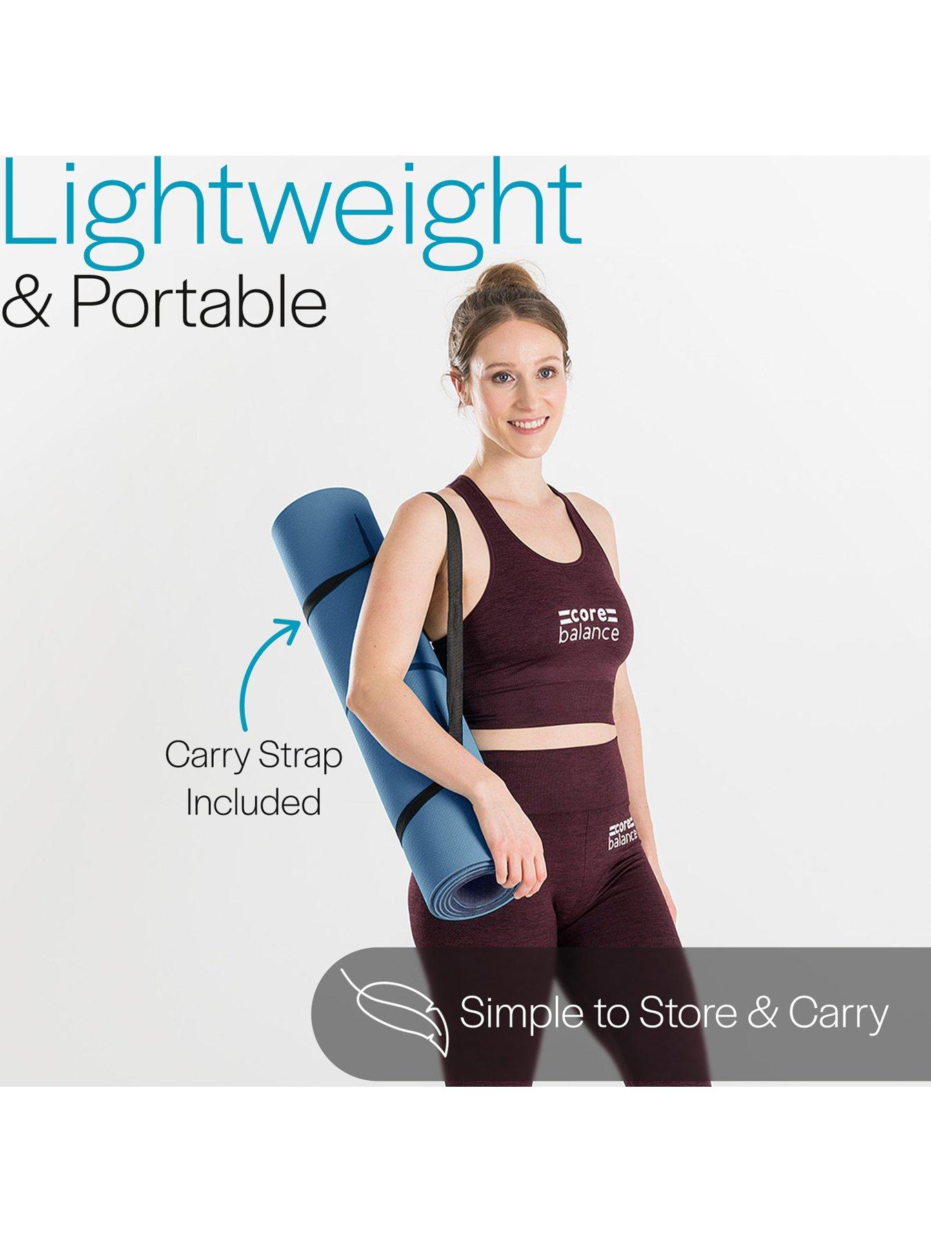 Image 5 of 6 of Core Balance TPE Alignment Yoga Mat (Blue)