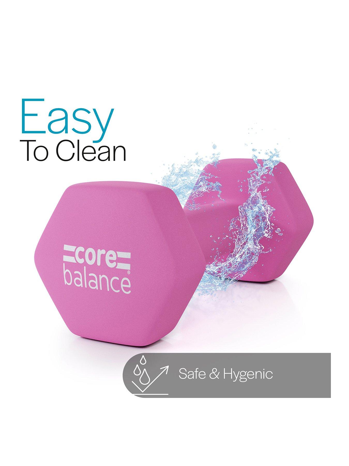Image 2 of 6 of Core Balance Hex Neoprene Dumbbells (2 x 2kg)