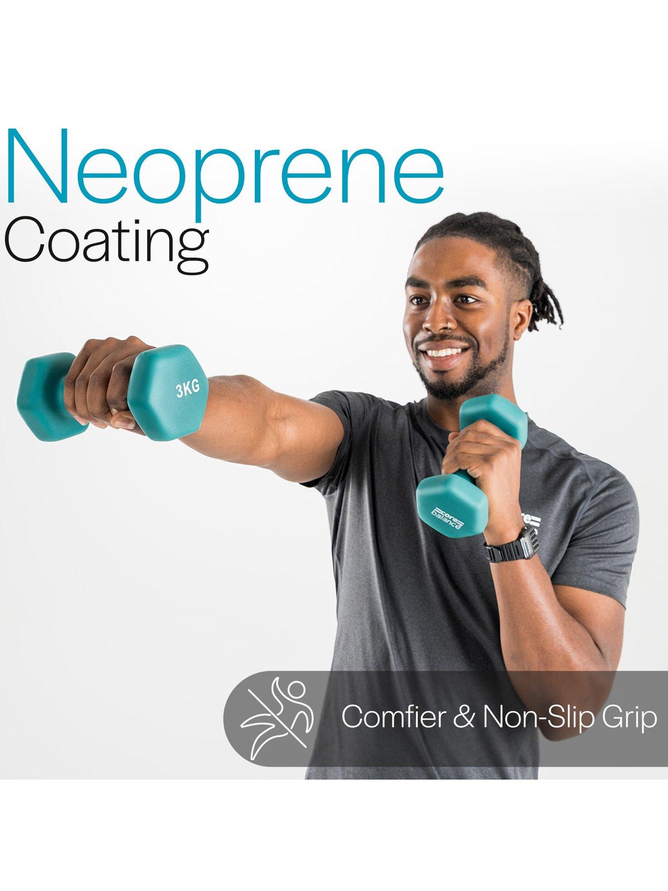 Image 6 of 6 of Core Balance Hex Neoprene Dumbbells (2 x 3kg)