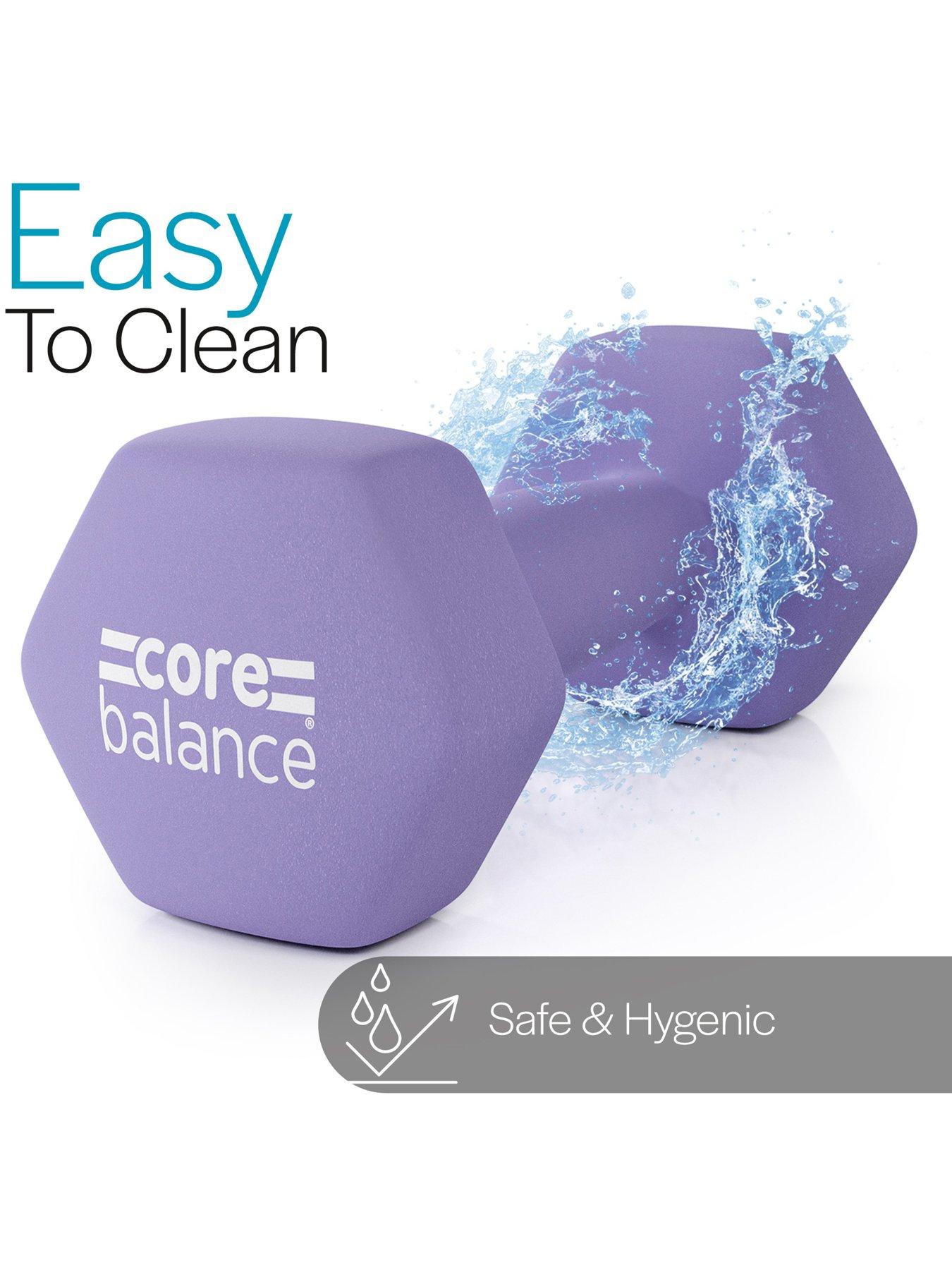 Image 3 of 6 of Core Balance Hex Neoprene Dumbbells (2 x 4kg)