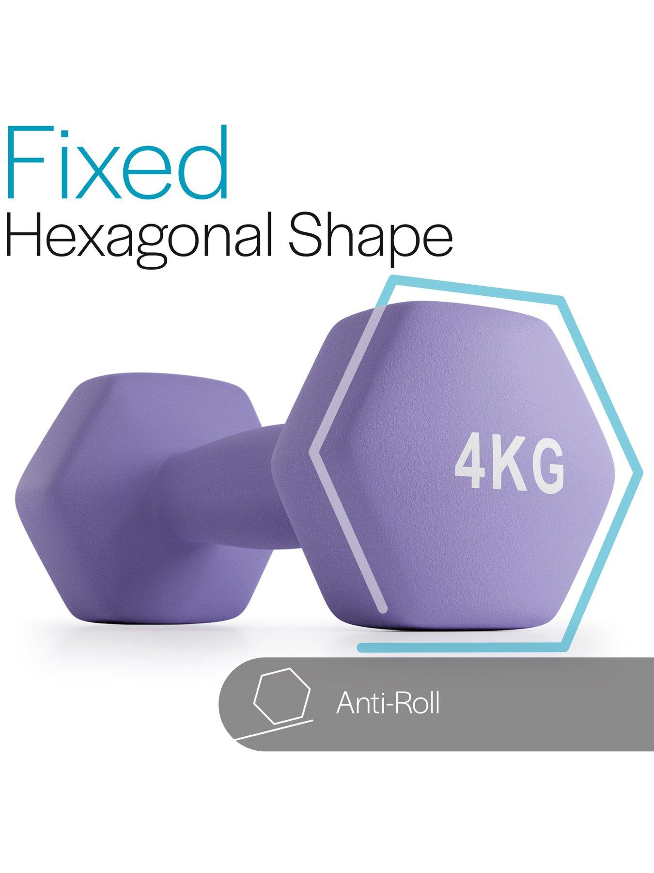 Image 5 of 6 of Core Balance Hex Neoprene Dumbbells (2 x 4kg)