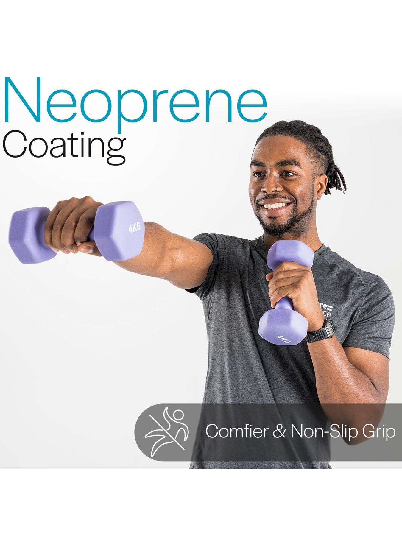 Image 6 of 6 of Core Balance Hex Neoprene Dumbbells (2 x 4kg)