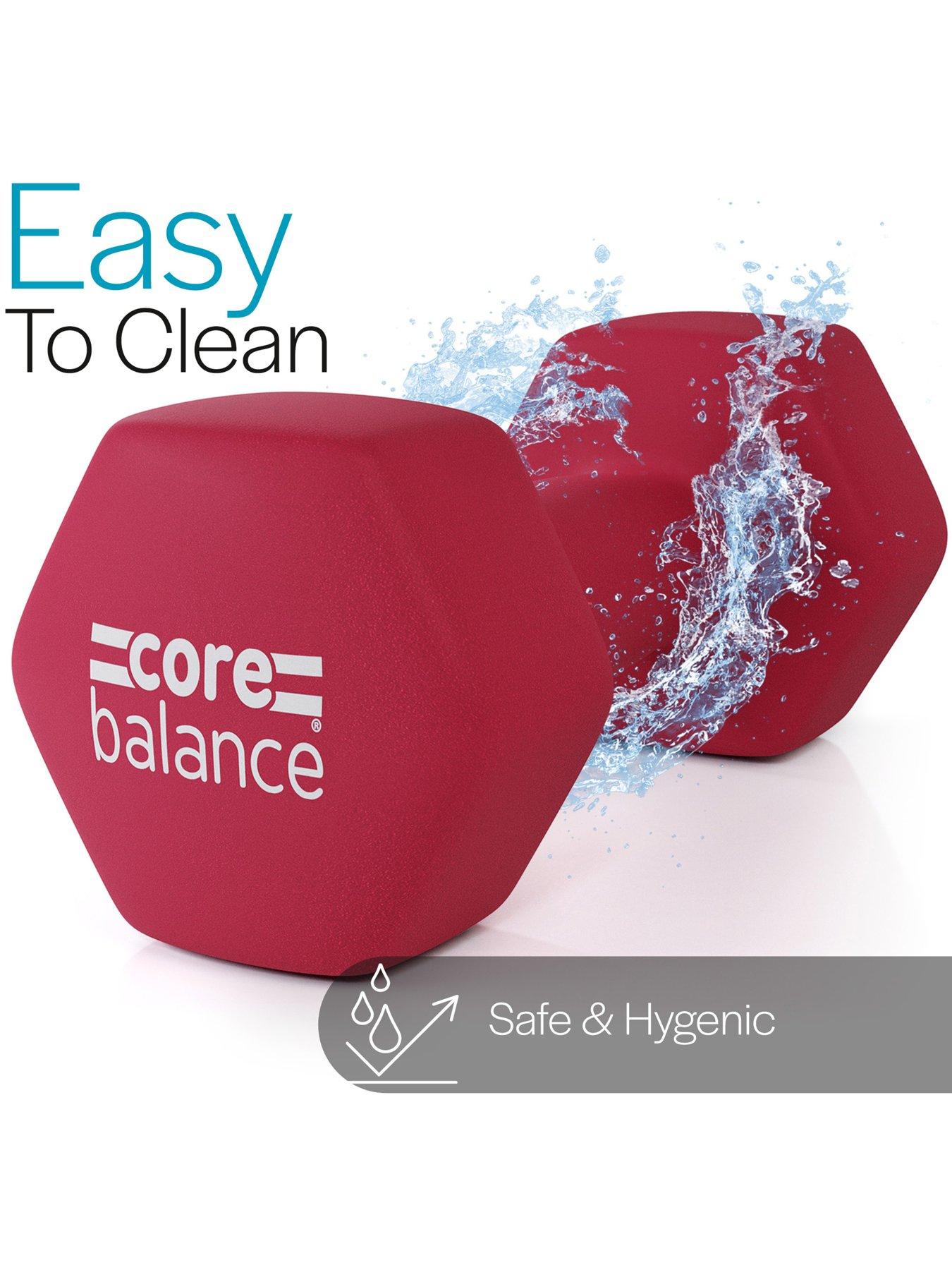 Image 3 of 6 of Core Balance Hex Neoprene Dumbbells (2 x 8kg)