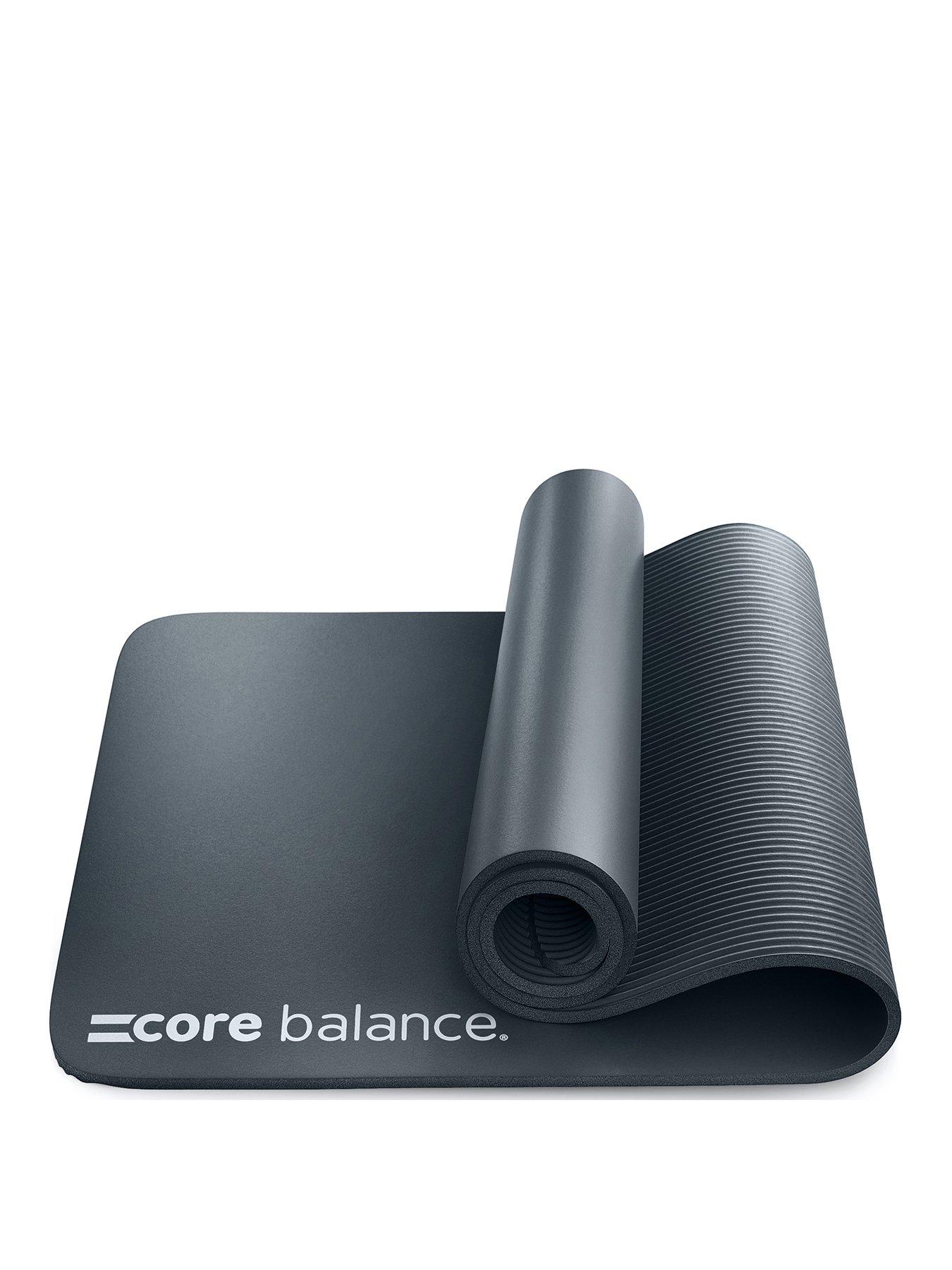 Core Balance Black Nbr Exercise Mat (10Mm Thick)