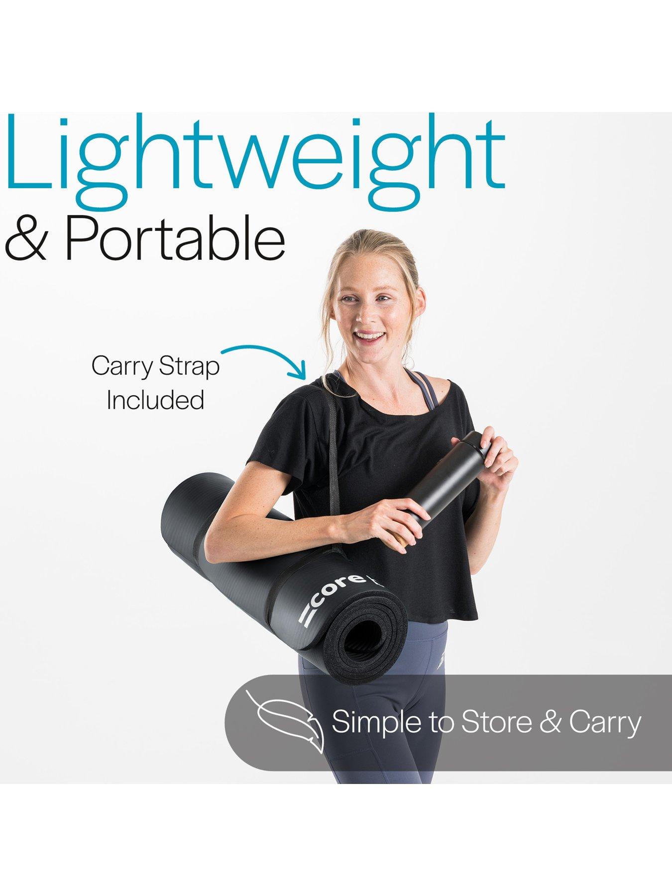 Image 4 of 6 of Core Balance Black NBR Exercise Mat (10mm Thick)