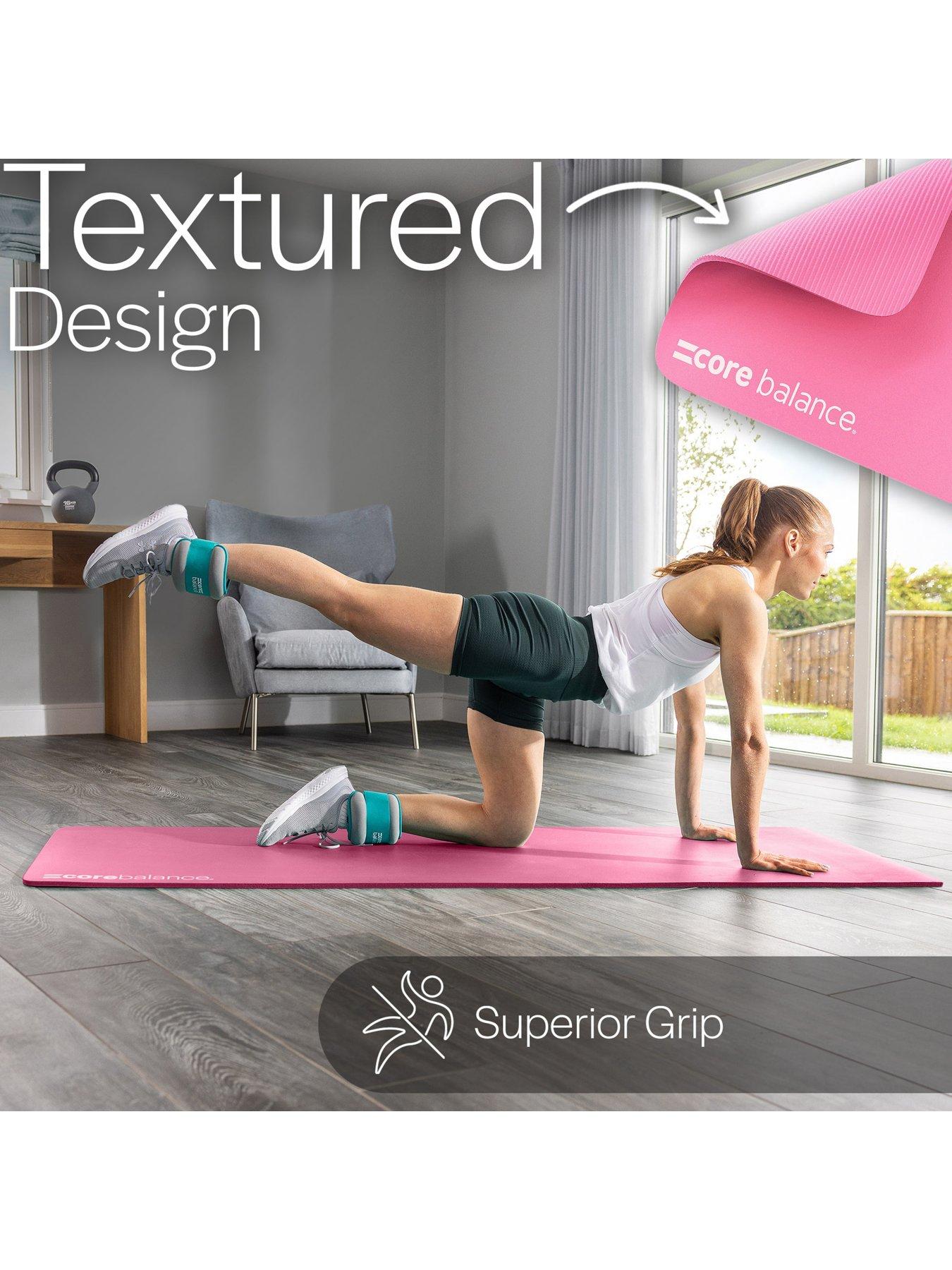 Image 5 of 6 of Core Balance Pink NBR Exercise Mat (10mm Thick)