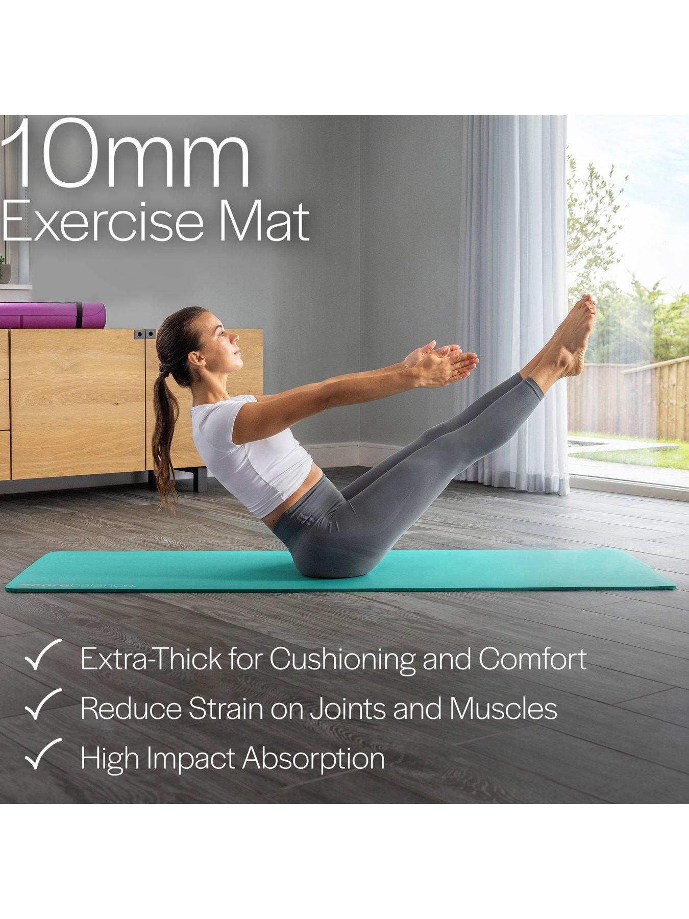 Core Balance Teal NBR Exercise Mat (10mm Thick) | Very
