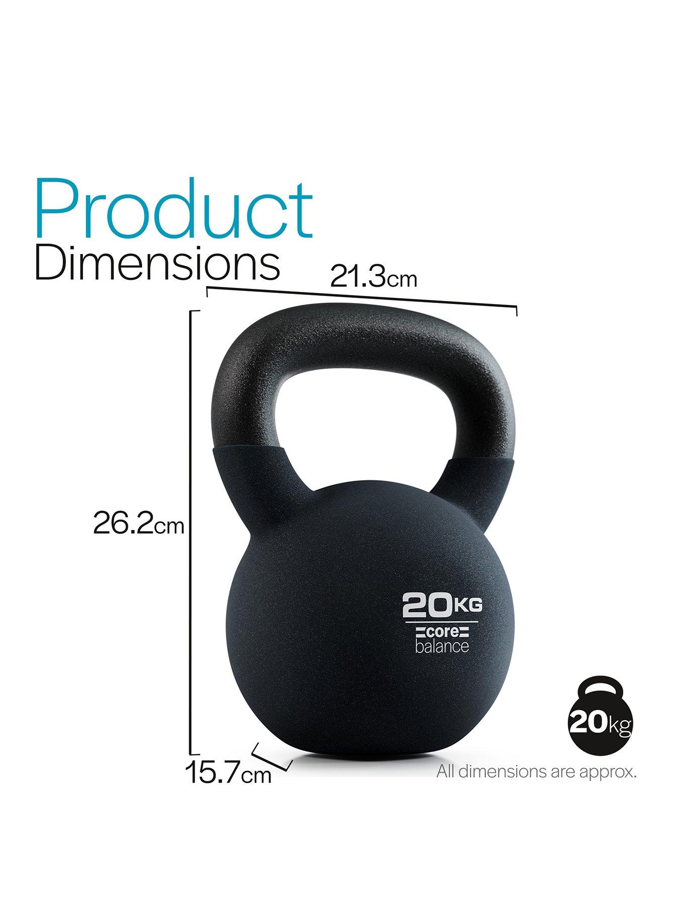 Image 2 of 5 of Core Balance Neoprene Kettlebell (20kg)