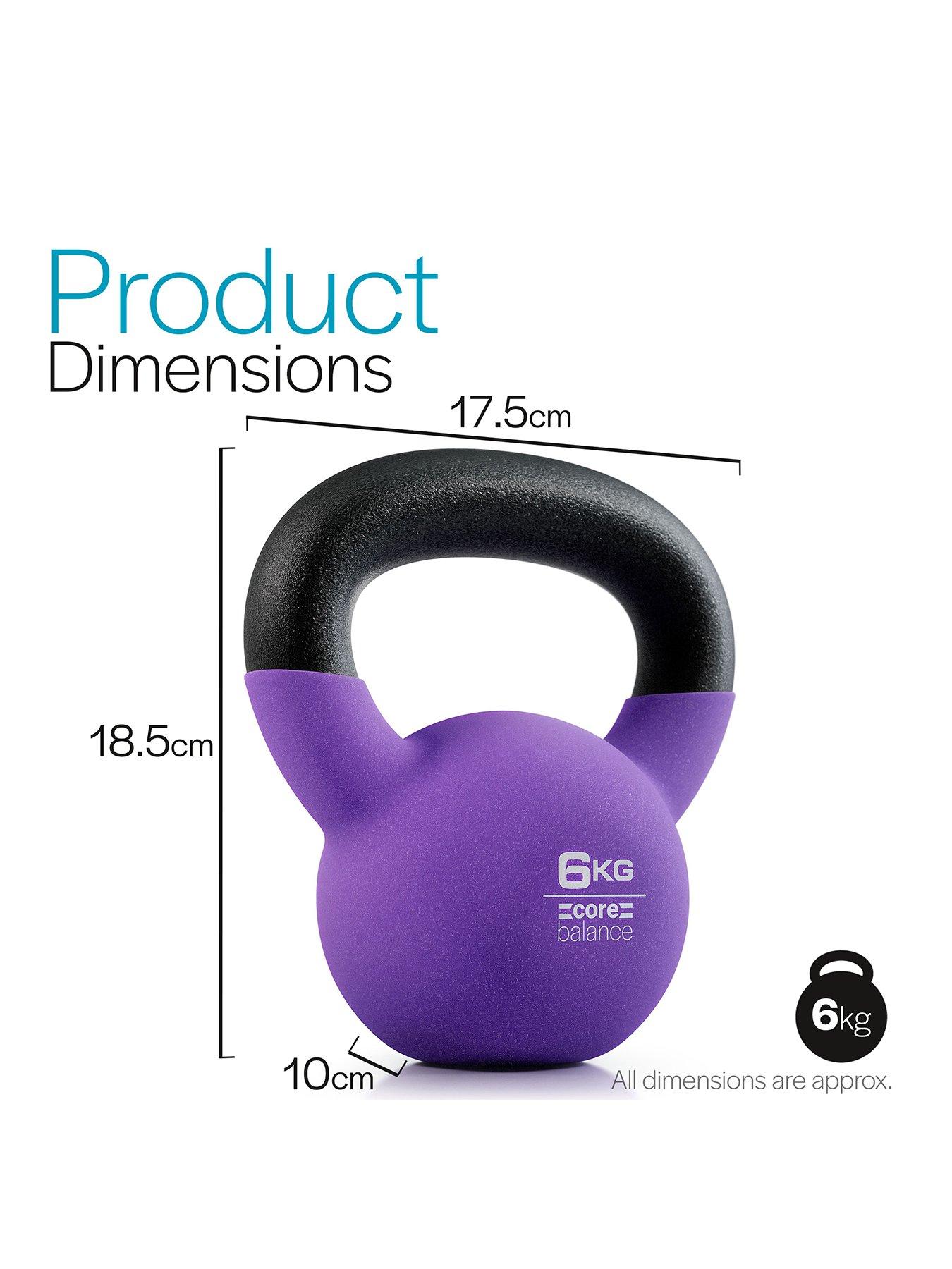 Image 2 of 5 of Core Balance Neoprene Kettlebell (6kg)