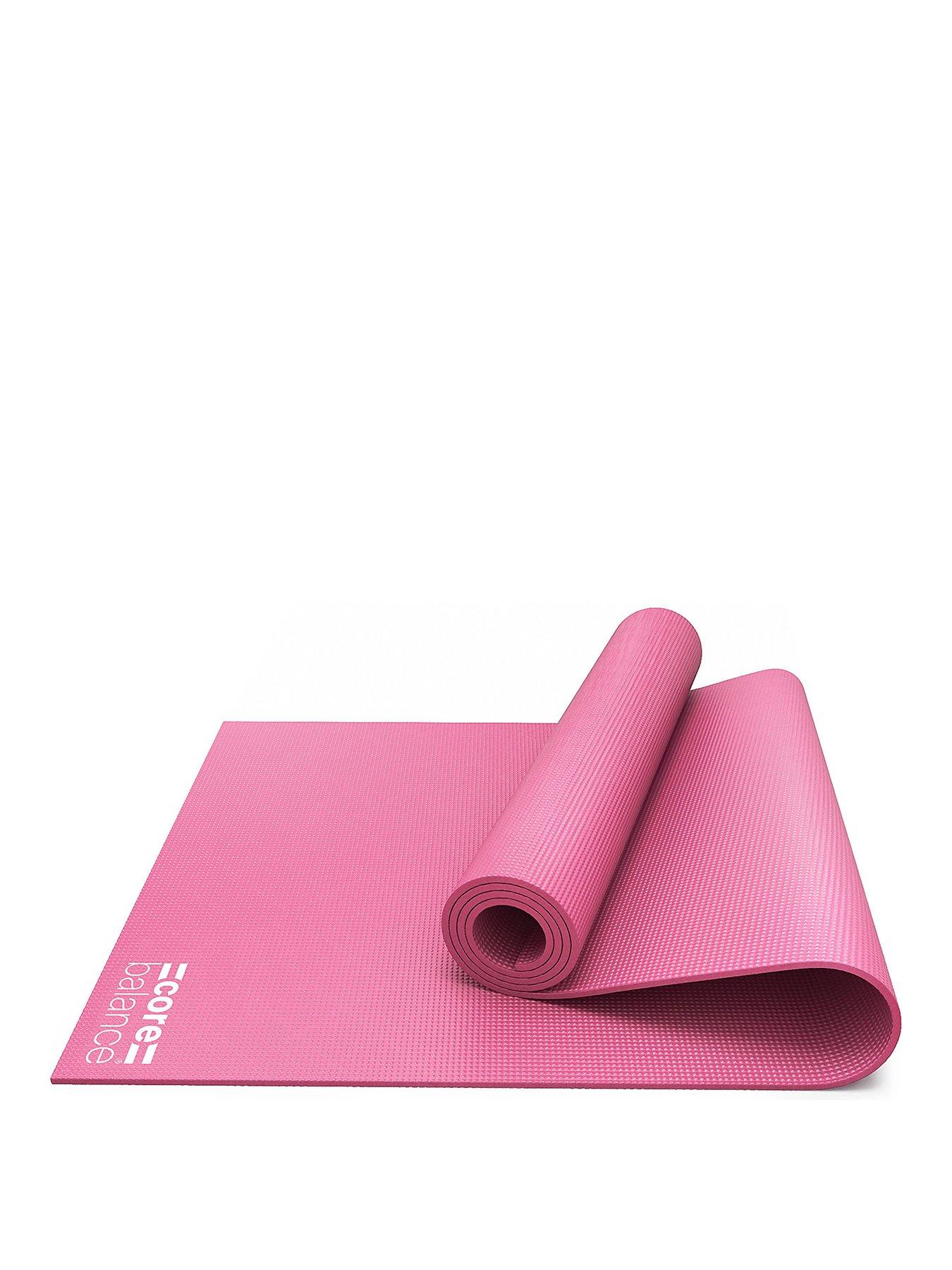 undefined Pink PVC Yoga Mat (6mm Thick)