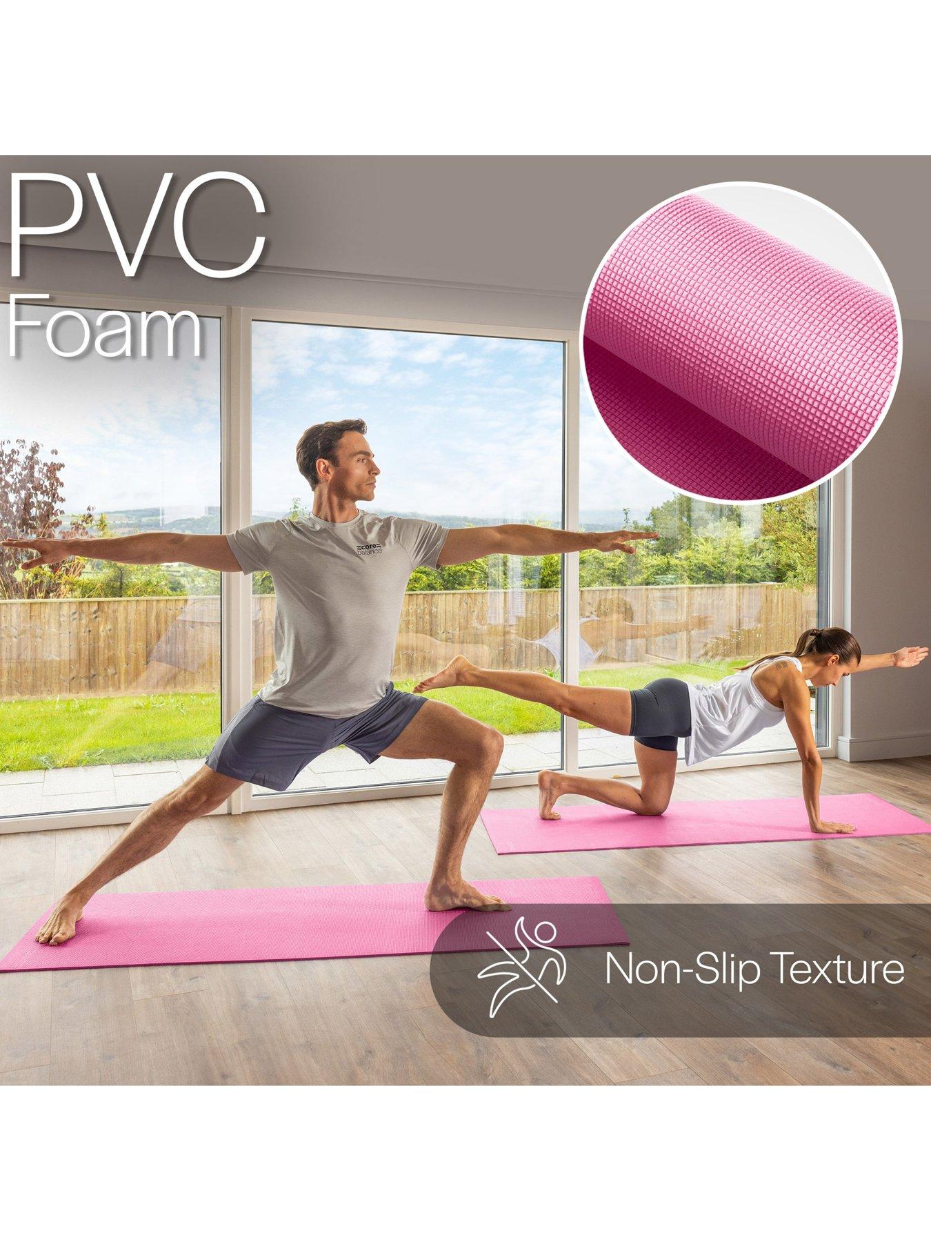 Image 3 of 6 of Core Balance Pink PVC Yoga Mat (6mm Thick)