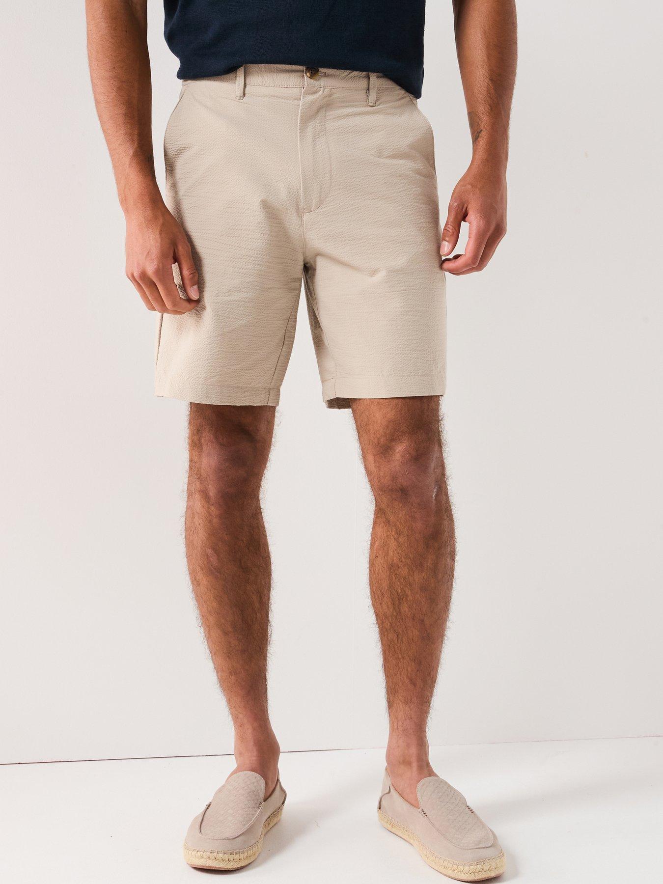 undefined Selected Homme Regular Fit Karl Seersucker Shorts