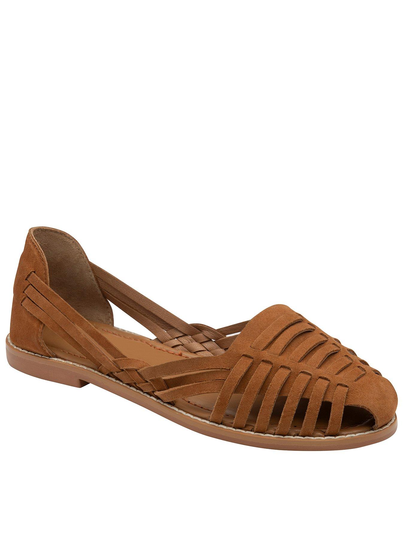 undefined Batley Flat Sandals - Tan