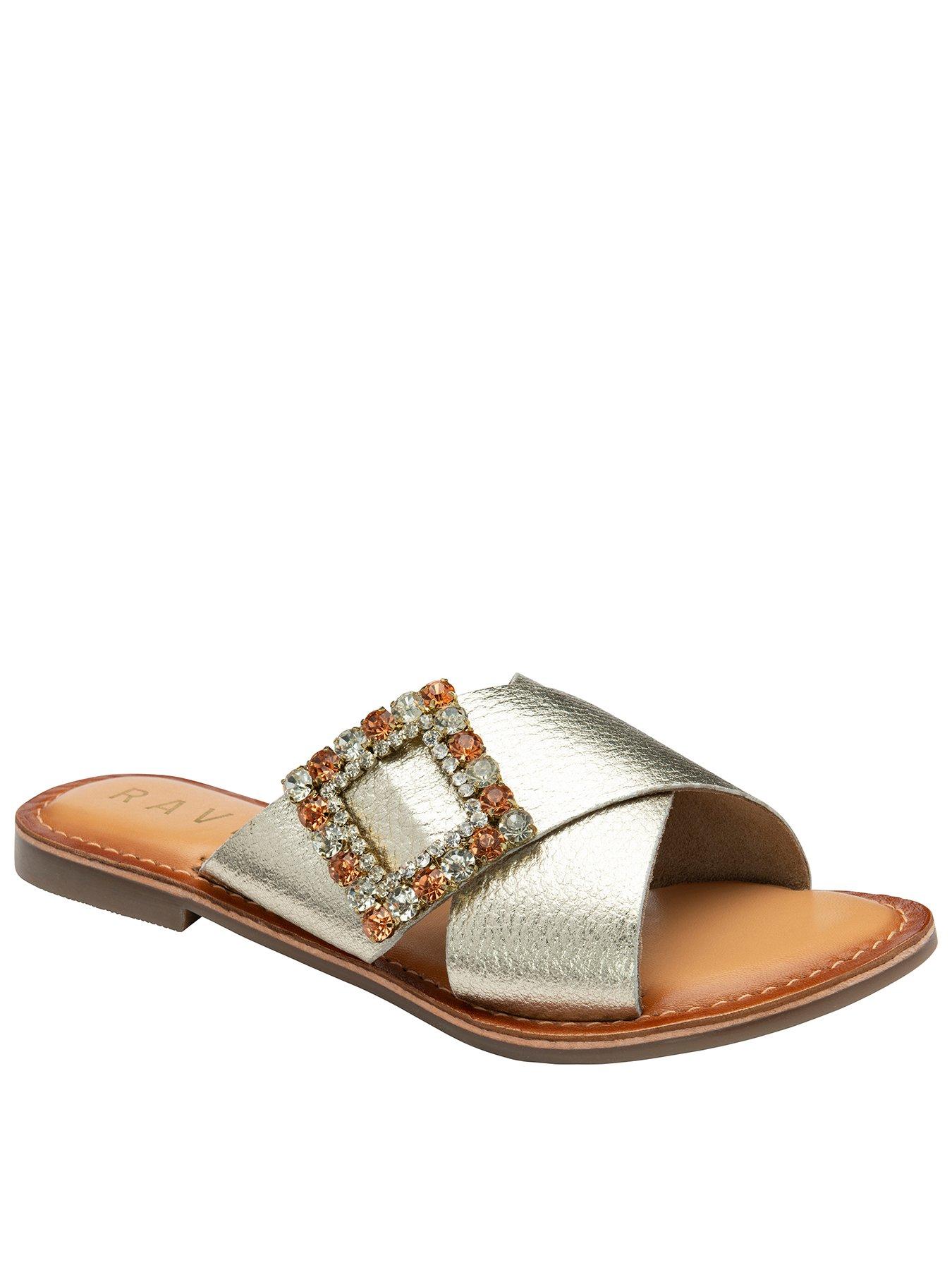 undefined Polmont Ii Flat Sandals - Gold