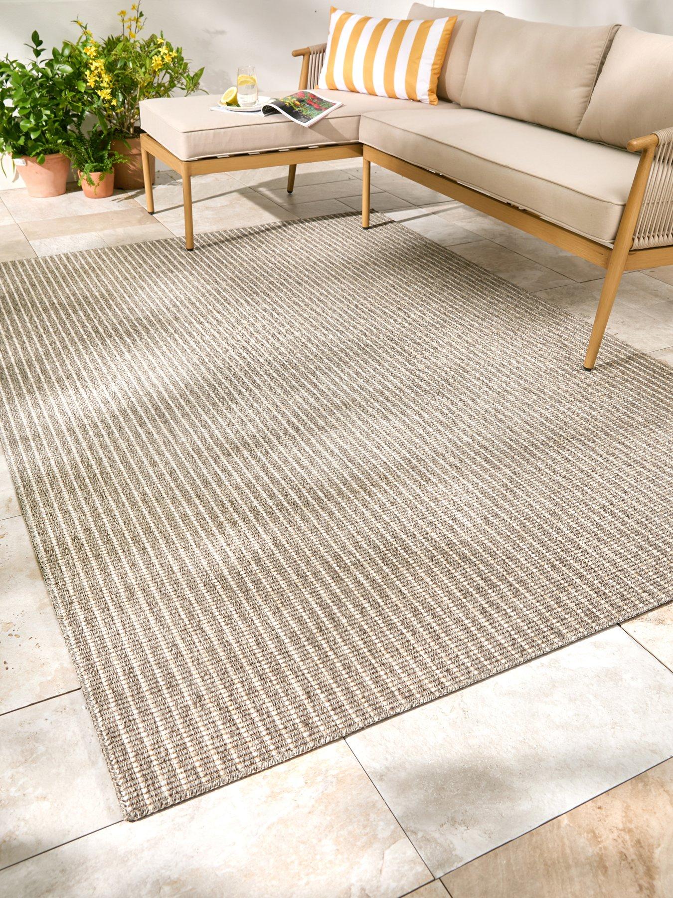 Very Home Sorrento Indoor/Outdoor Rug - Stone